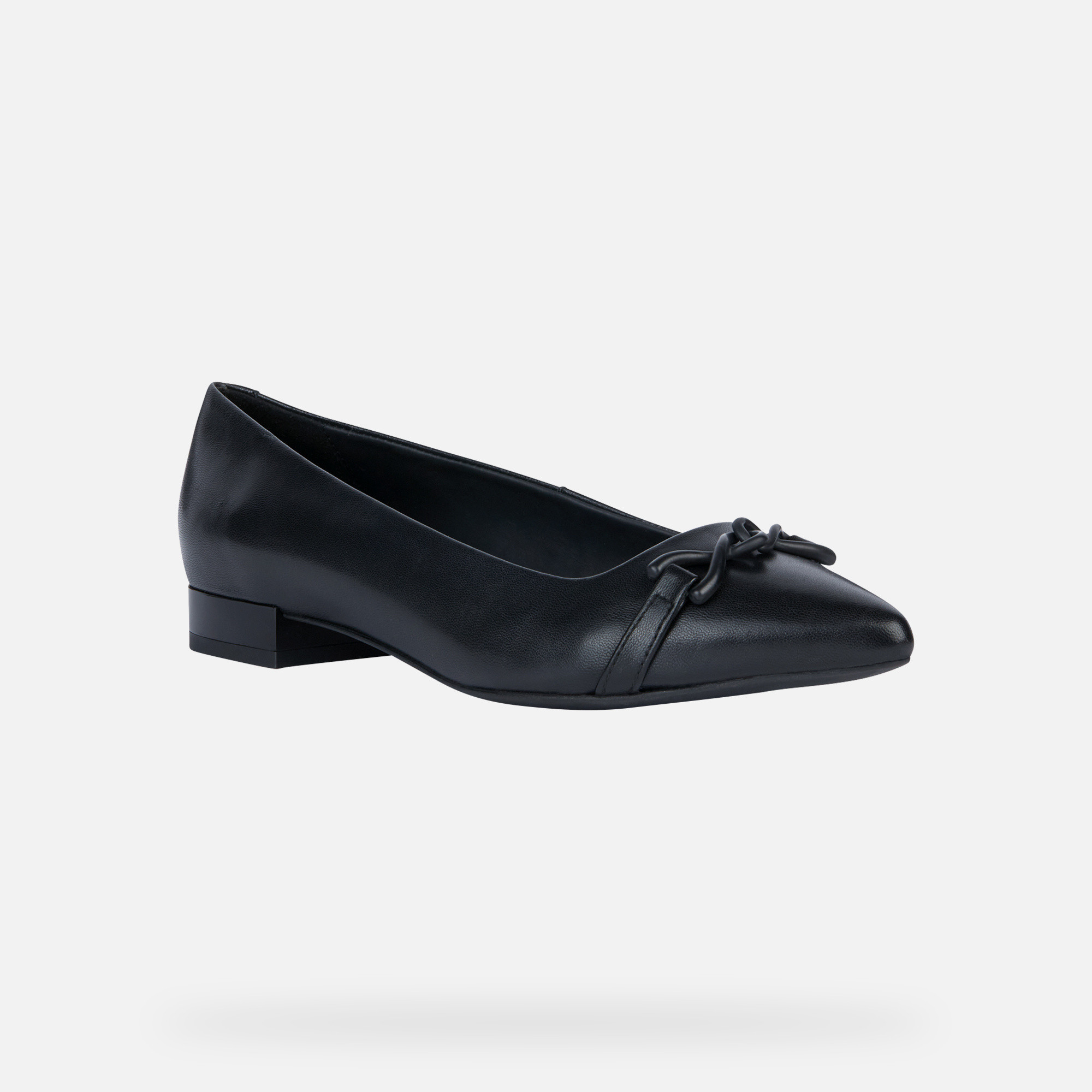 Black women&#039;s ballet flats Geox Charyssa - Women&#039;s