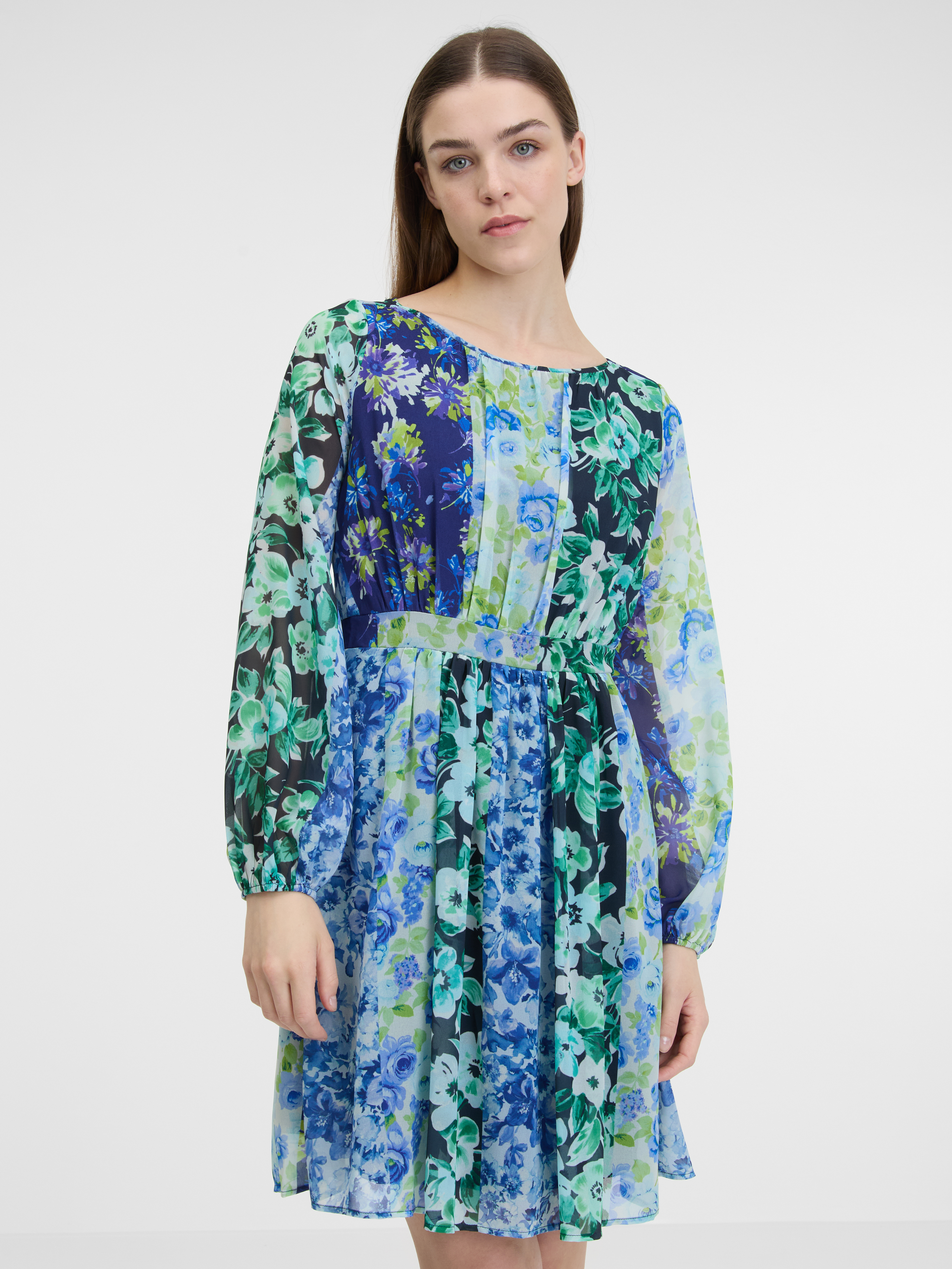 Orsay Blue Women's Floral Dress - Women's