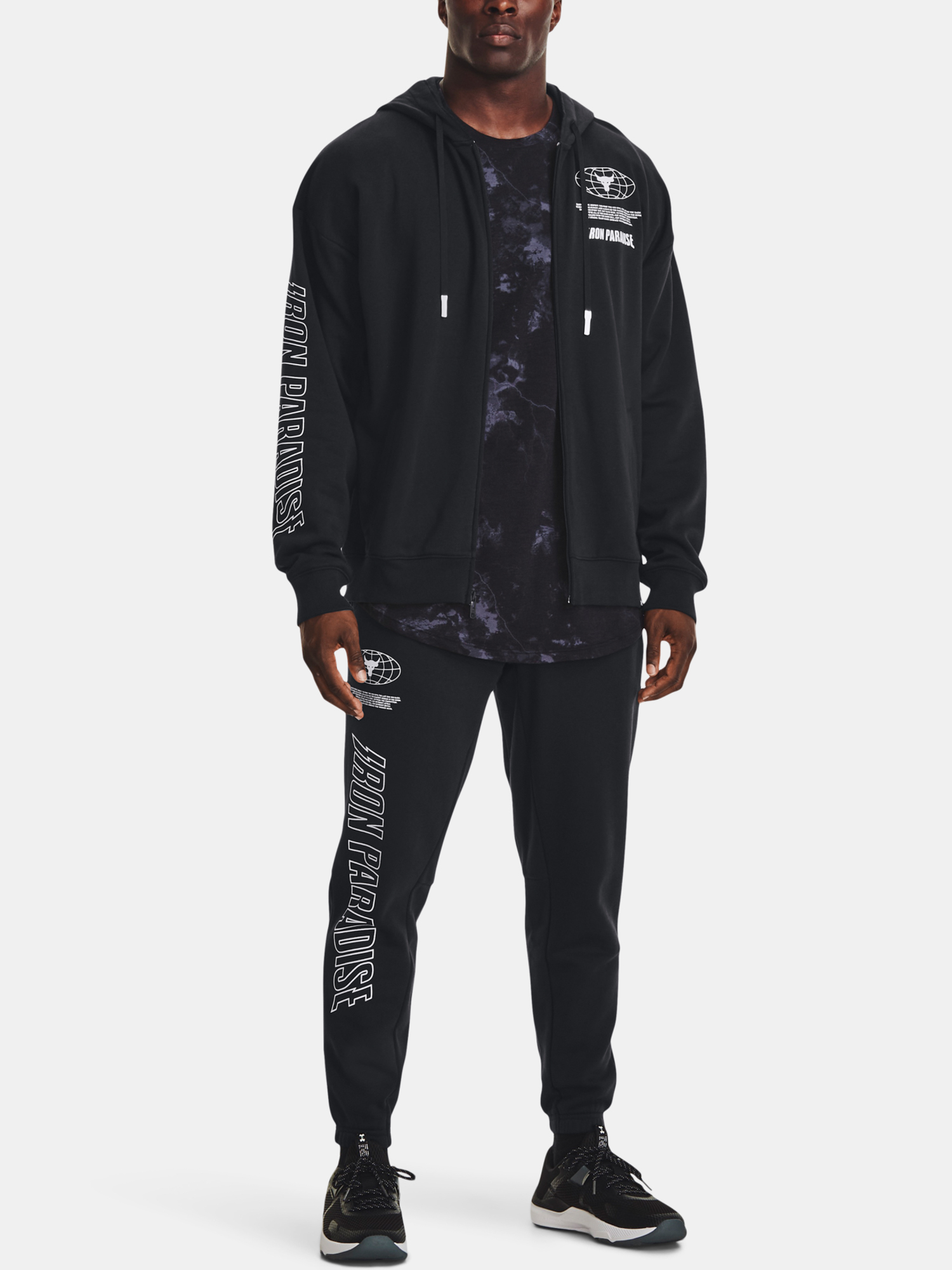 Under Armour Sweatshirt UA Pjt Rck Dsrpt Rvl Flc FZ-BLK - Men's