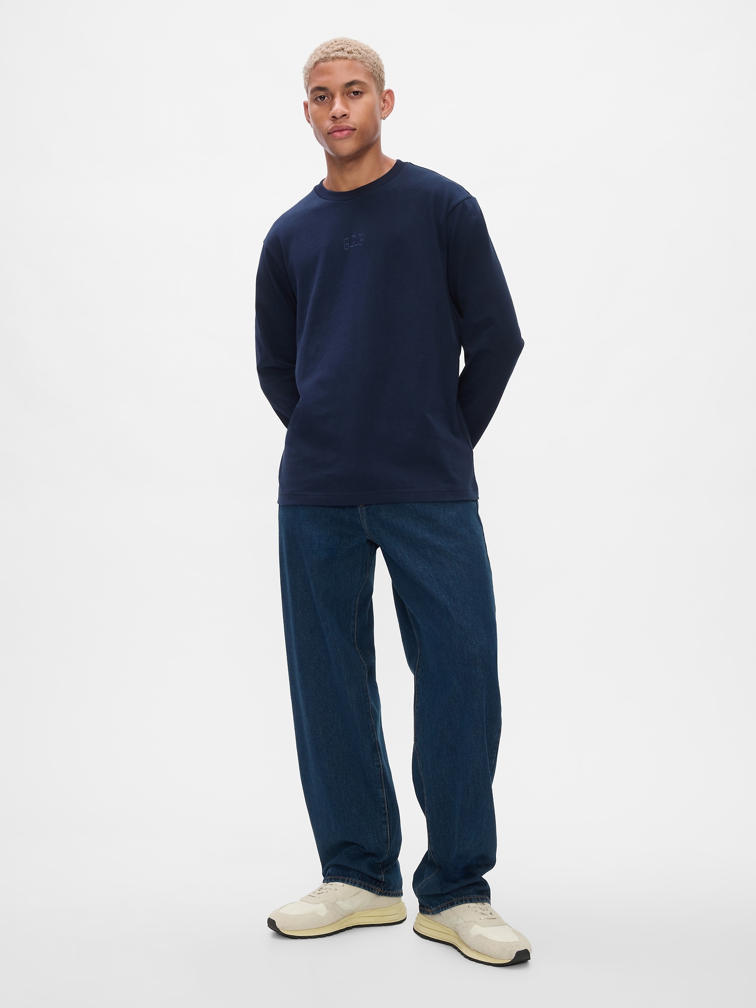 GAP T-shirt with Heavyweight logo - Men's