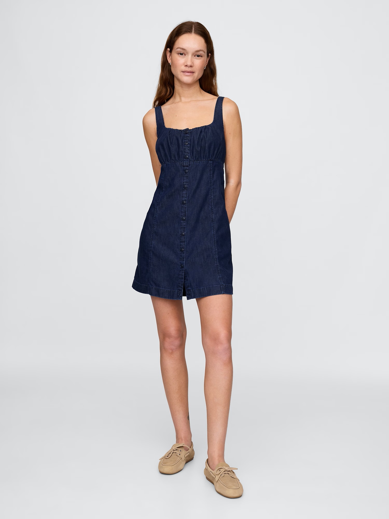 GAP Denim mini dress UltraSoft - Womens