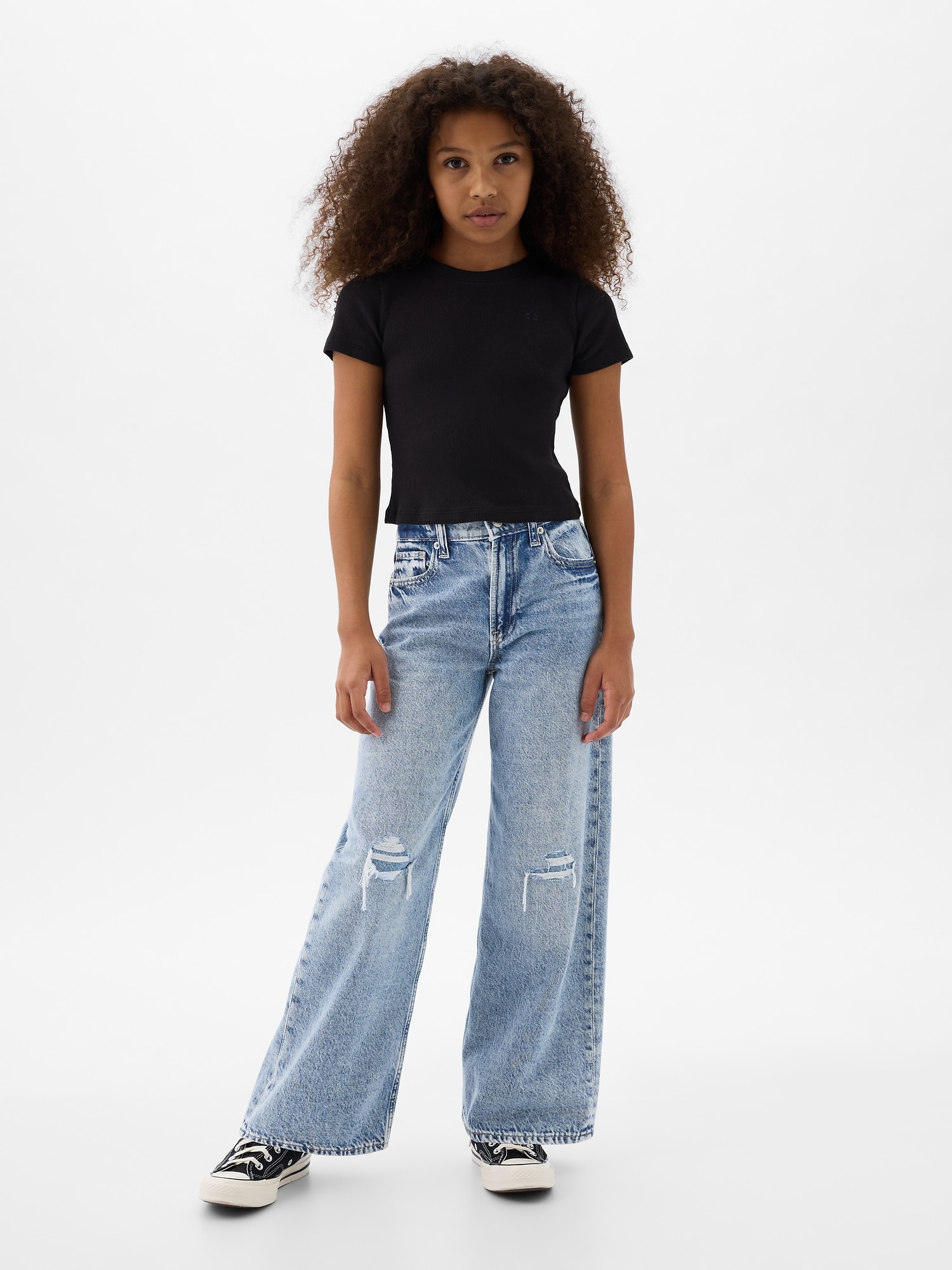 GAP Childrens Jeans Stride Wide - Girls