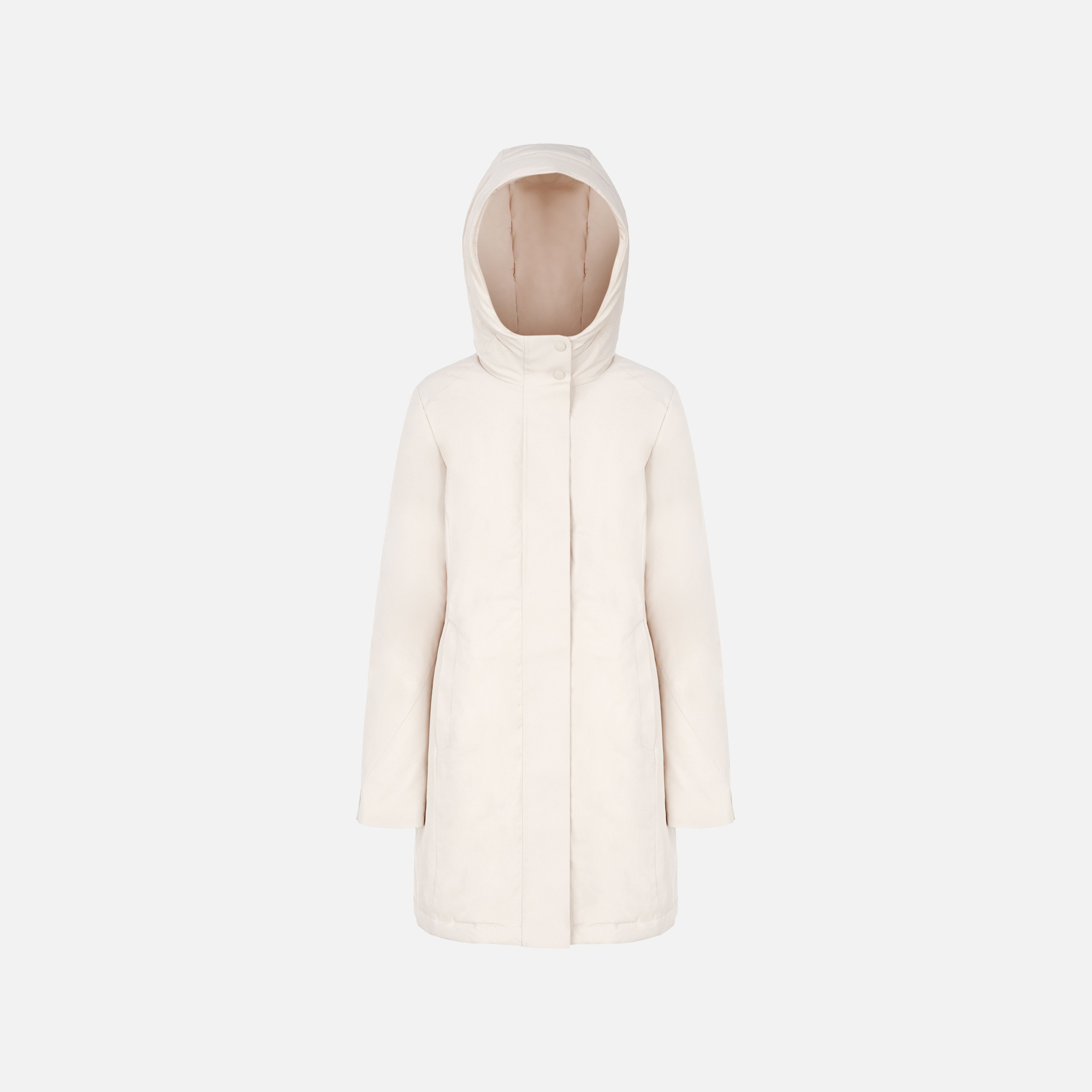 Cream Women's Parka Geox Spherica - Women's
