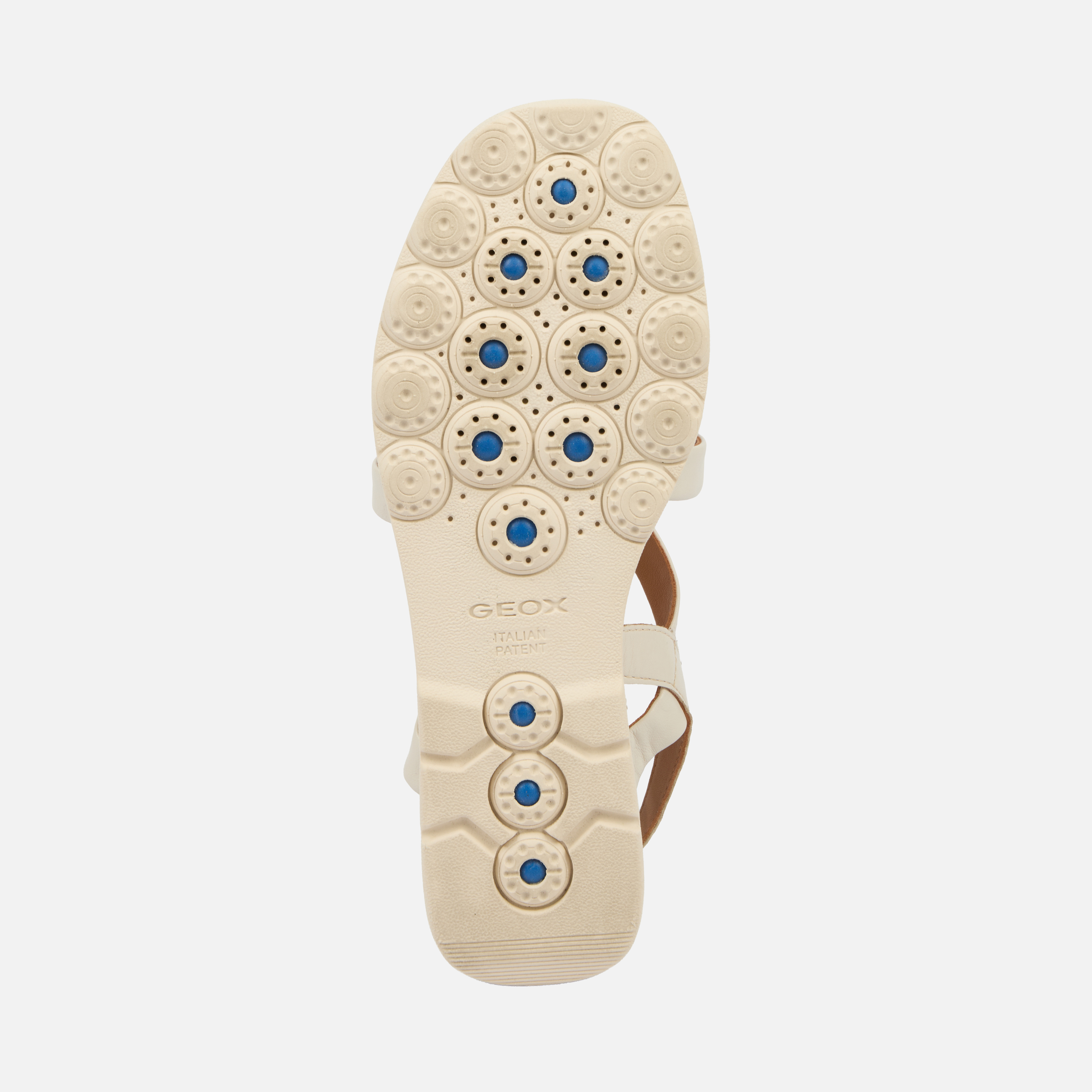 Sandale cu platformă Geox Spherica EC6 crem