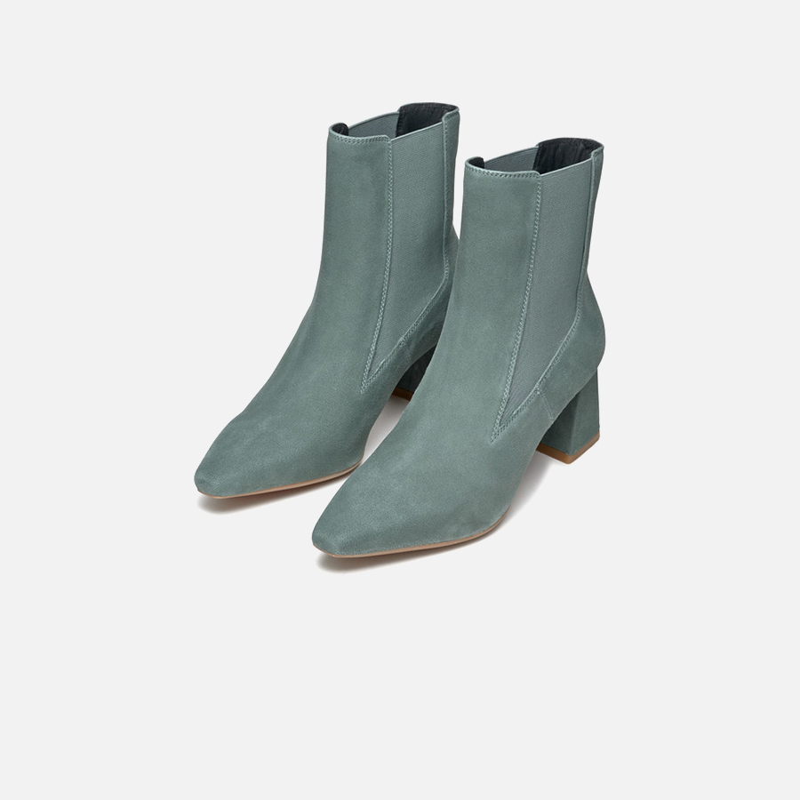 Blue women's ankle boots Geox Giselda - Women's