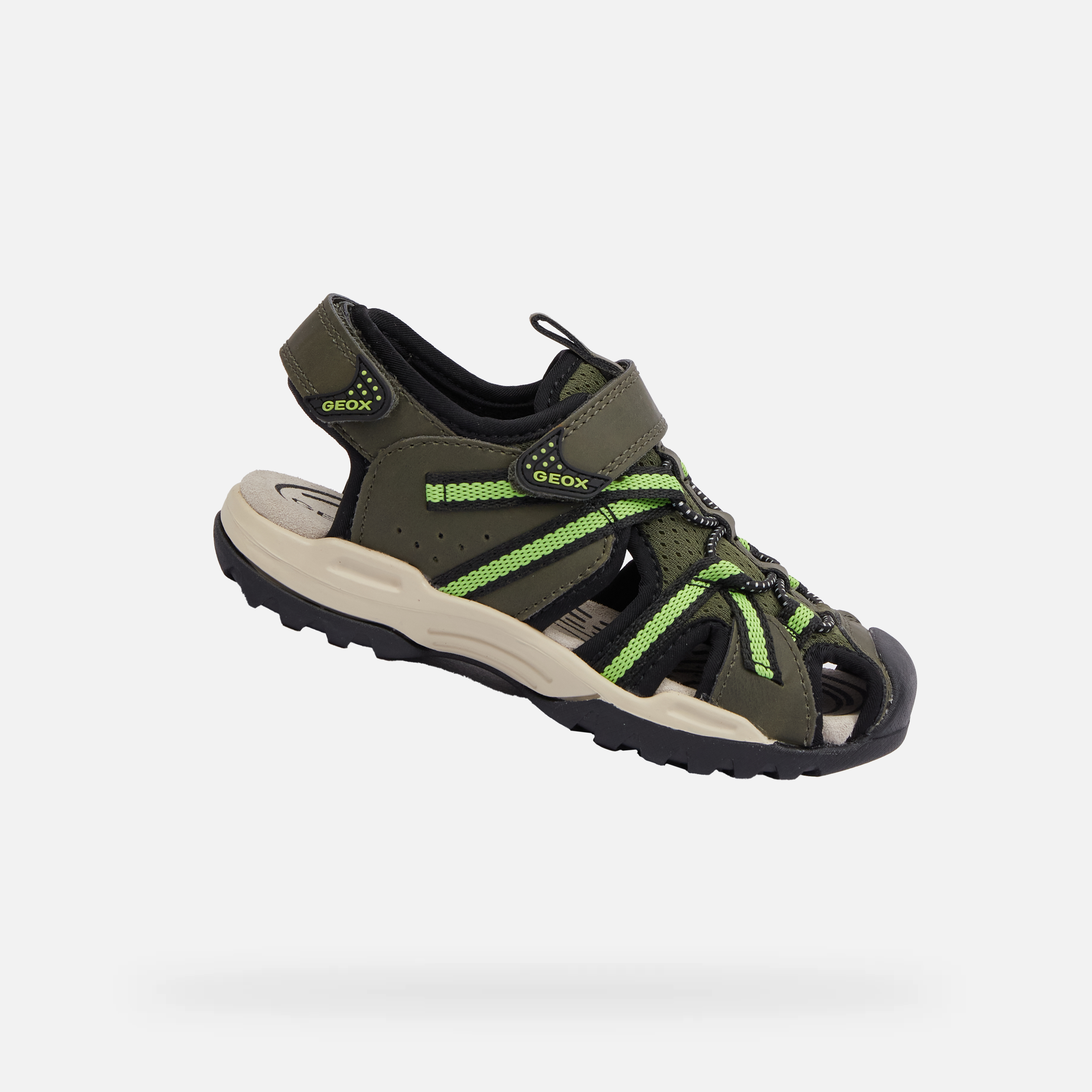 Grey boys sandals Geox Borealis - Boys