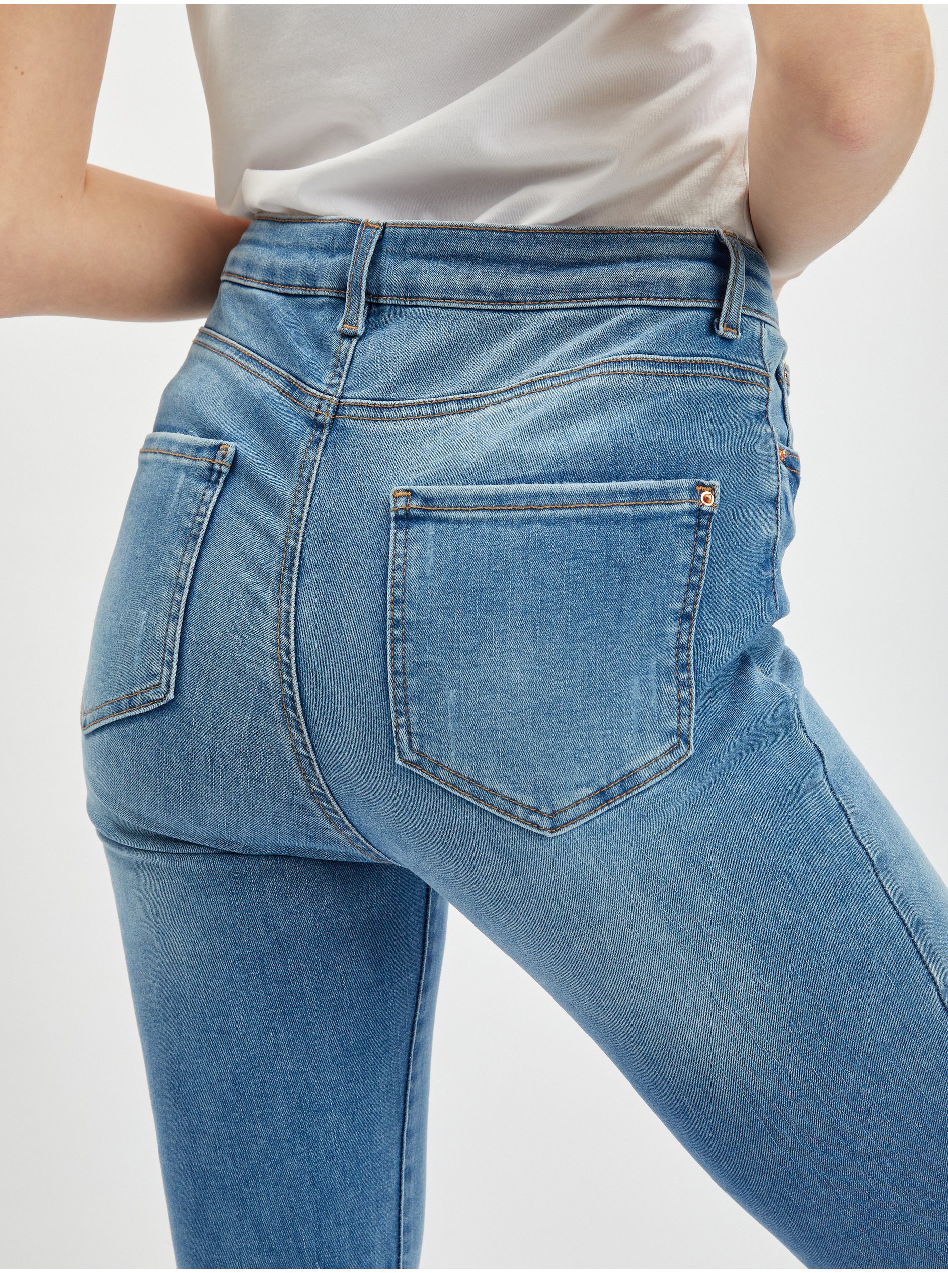 Skinny fit pentru femei ORSAY - albastru deschis