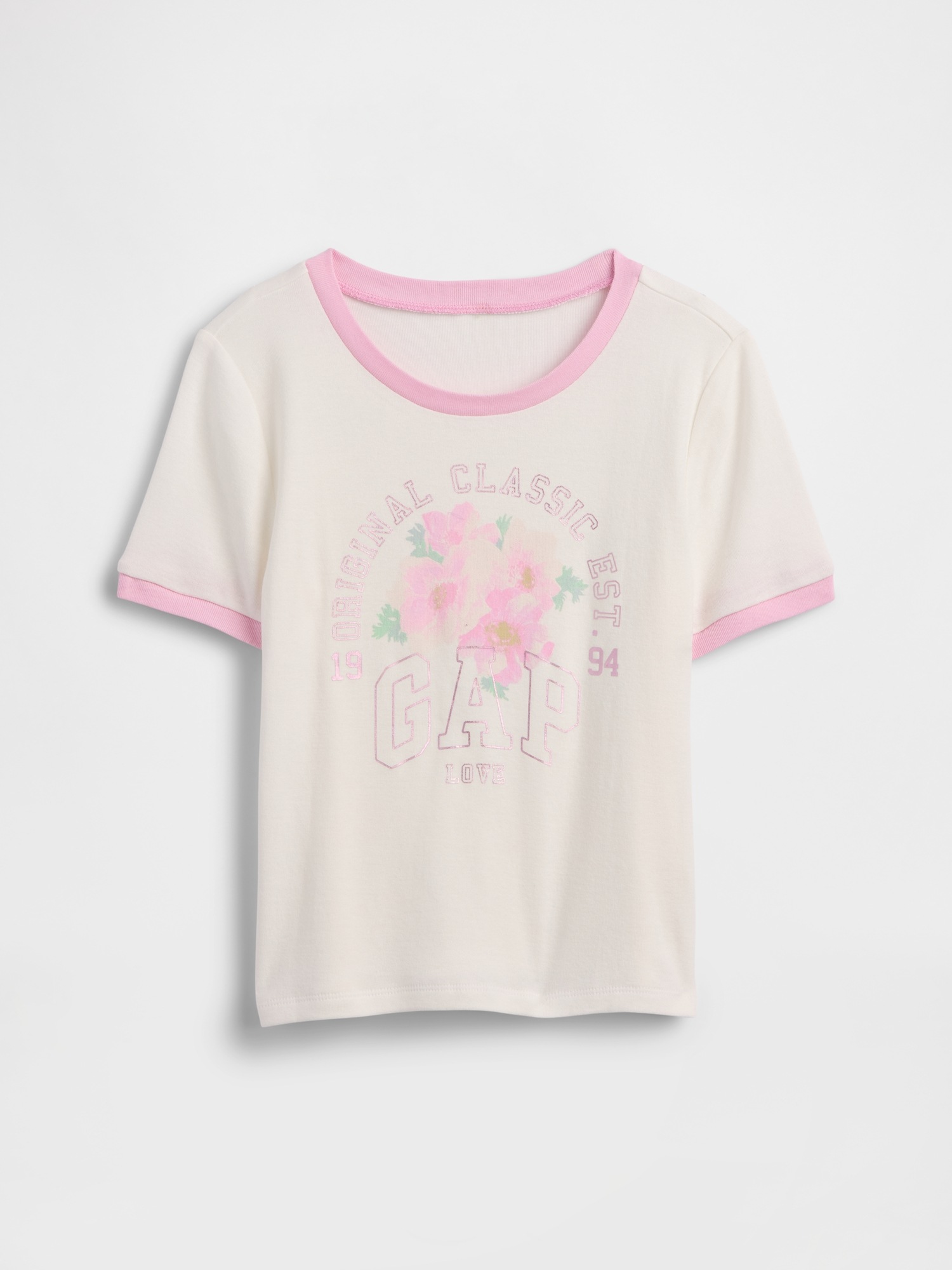 Детска тениска GAP с лого за момичета