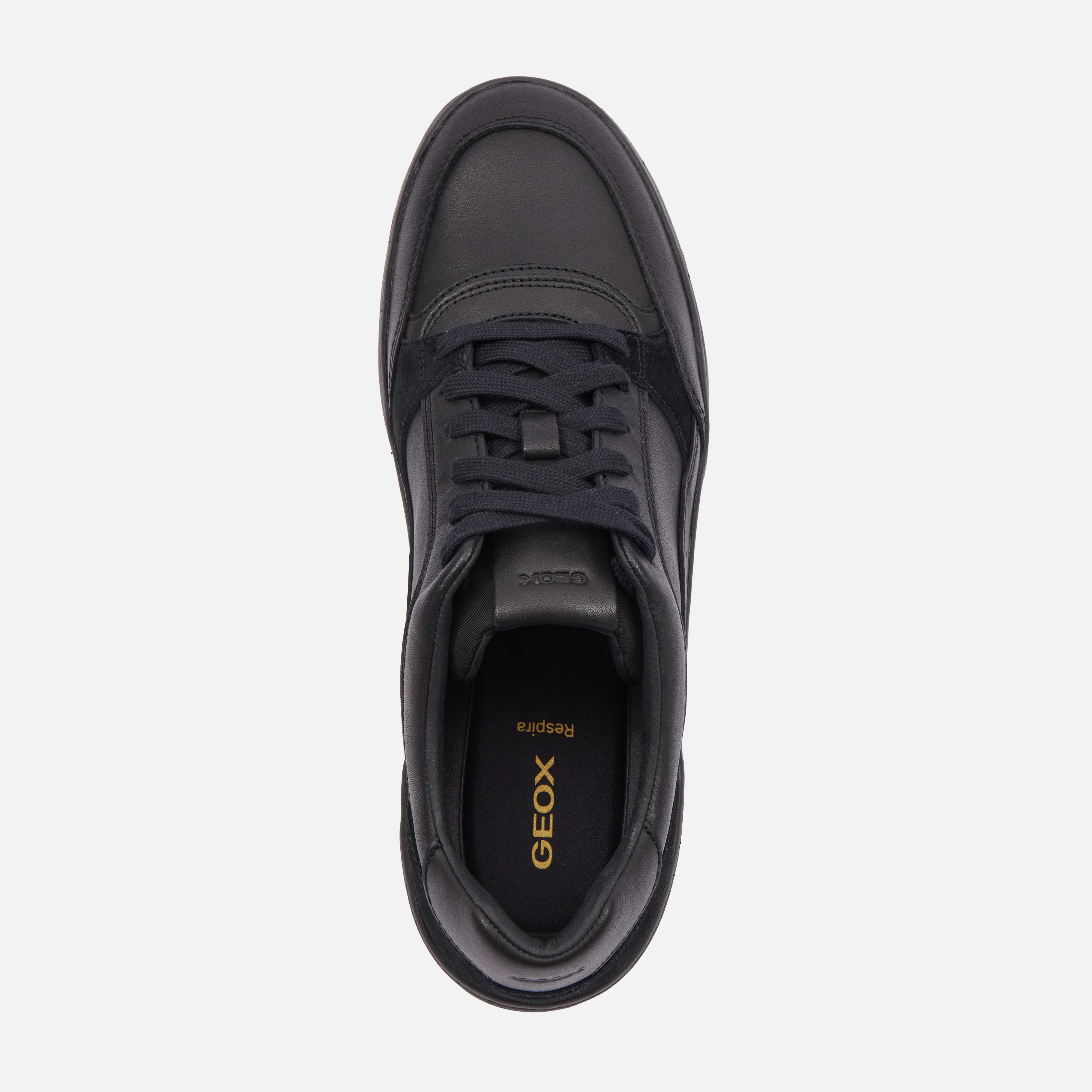 Black men's sneakers Geox Sedral Court - Men's