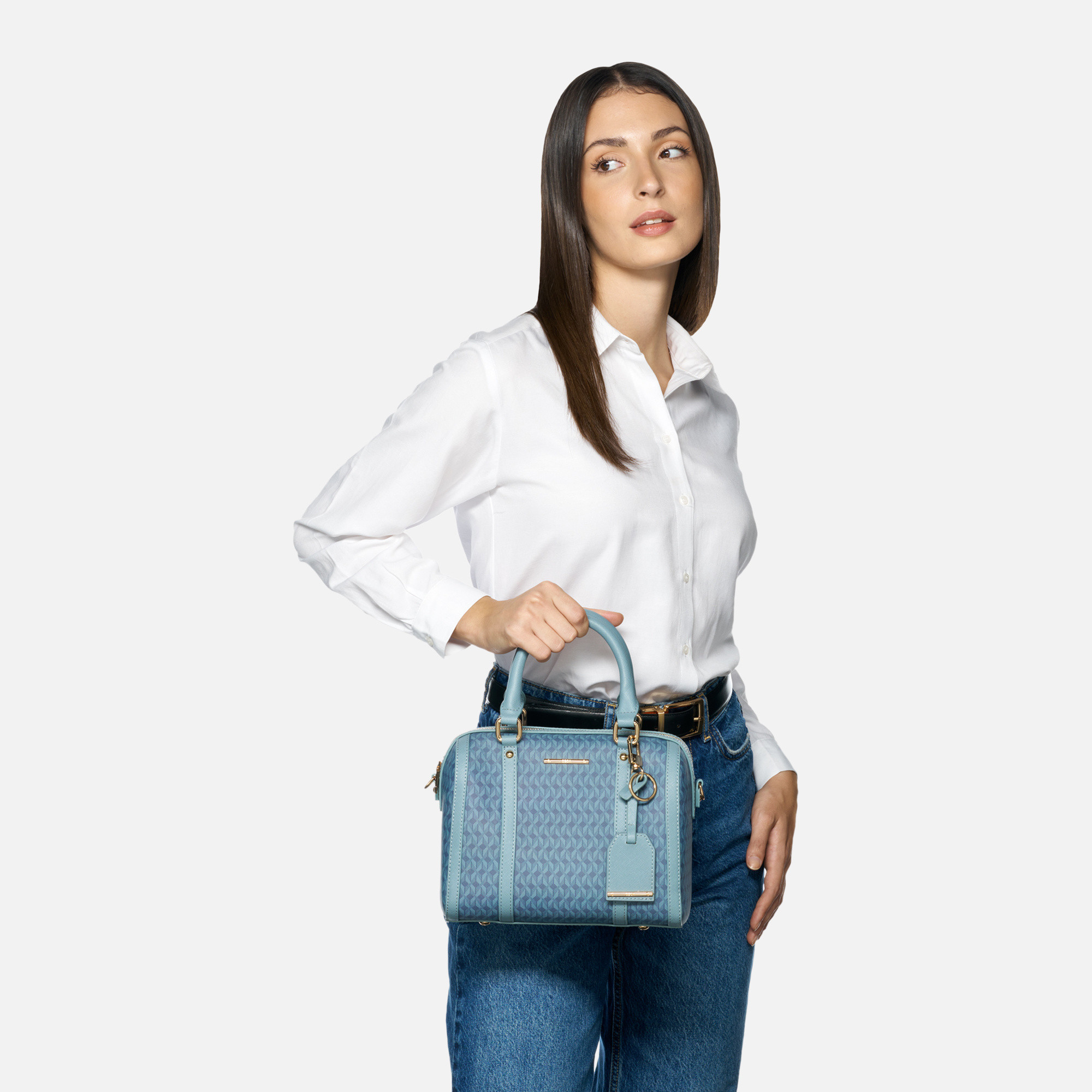 Blue women's handbag Geox Zene S - Women's