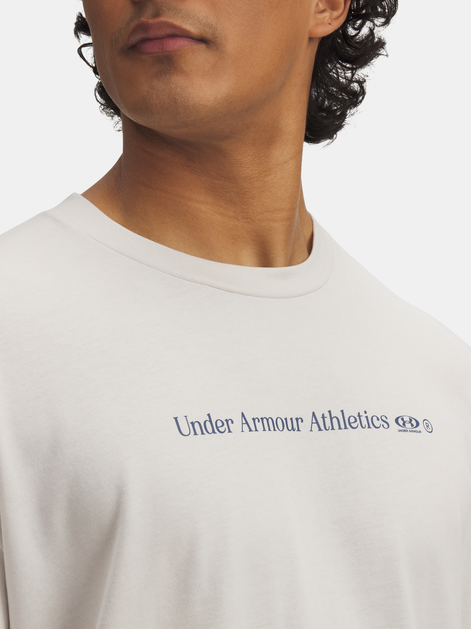Men's Under Armour UA HWT RUNNING SHOE OS SS-WHT - Men's T-Shirt