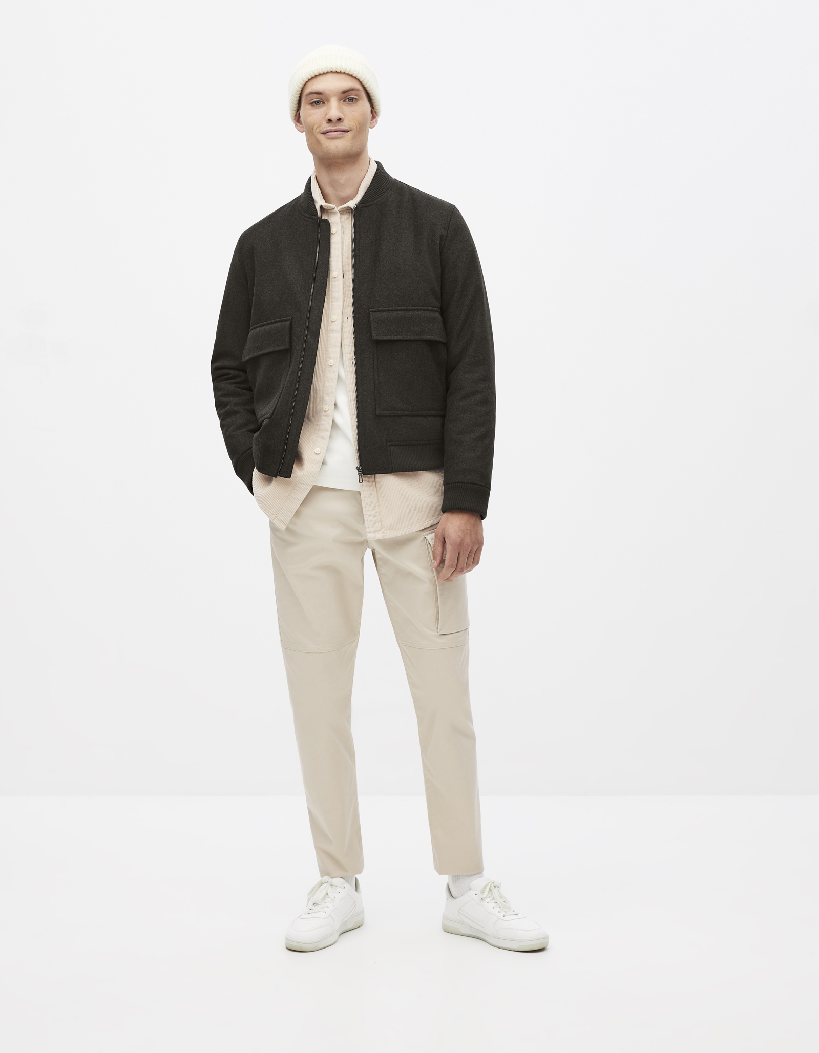 Pantaloni casual pentru barbati Celio - bej
