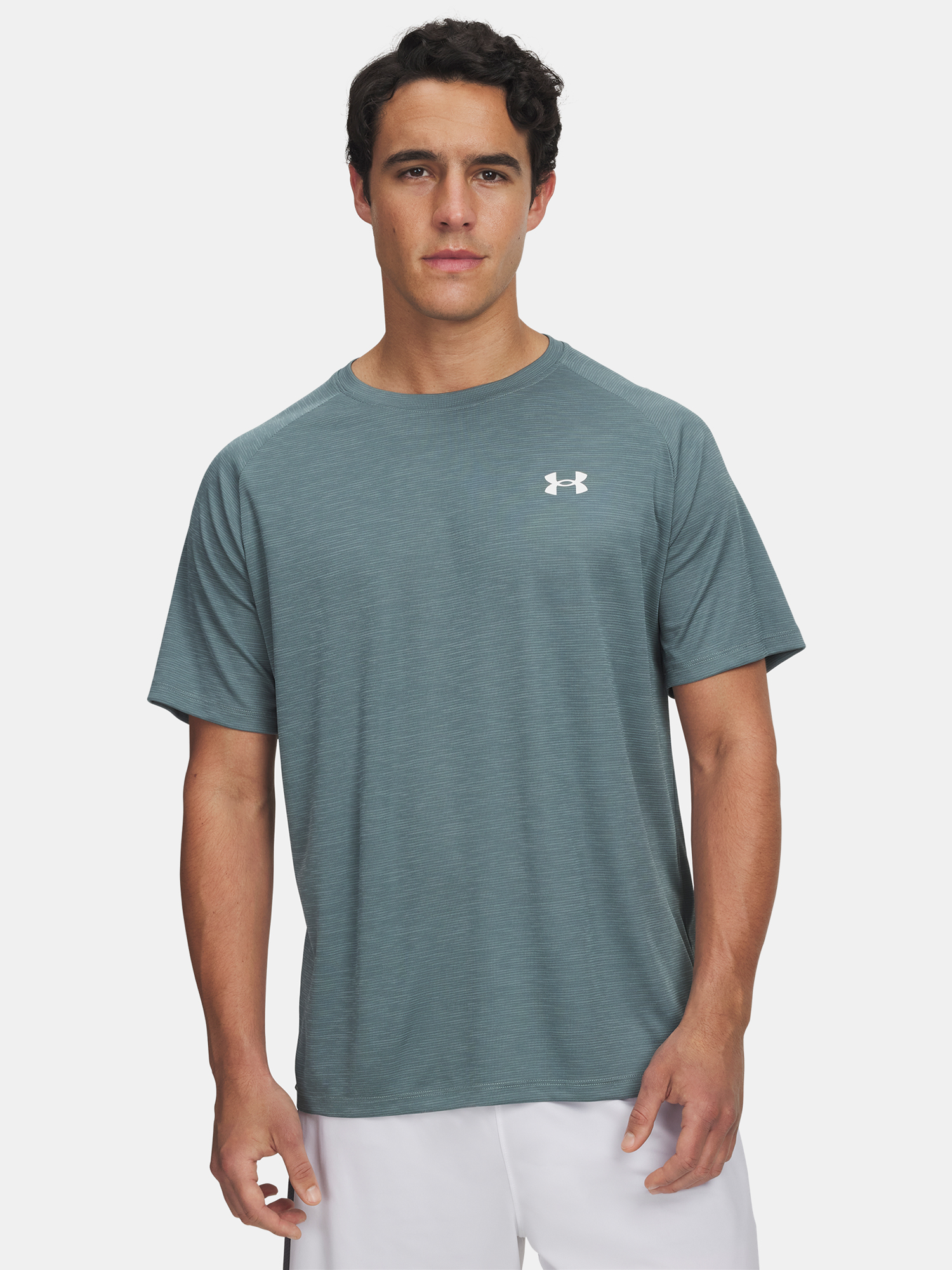 Men's T-shirt Under Armour UA Tech Textured SS-BLU - Men's