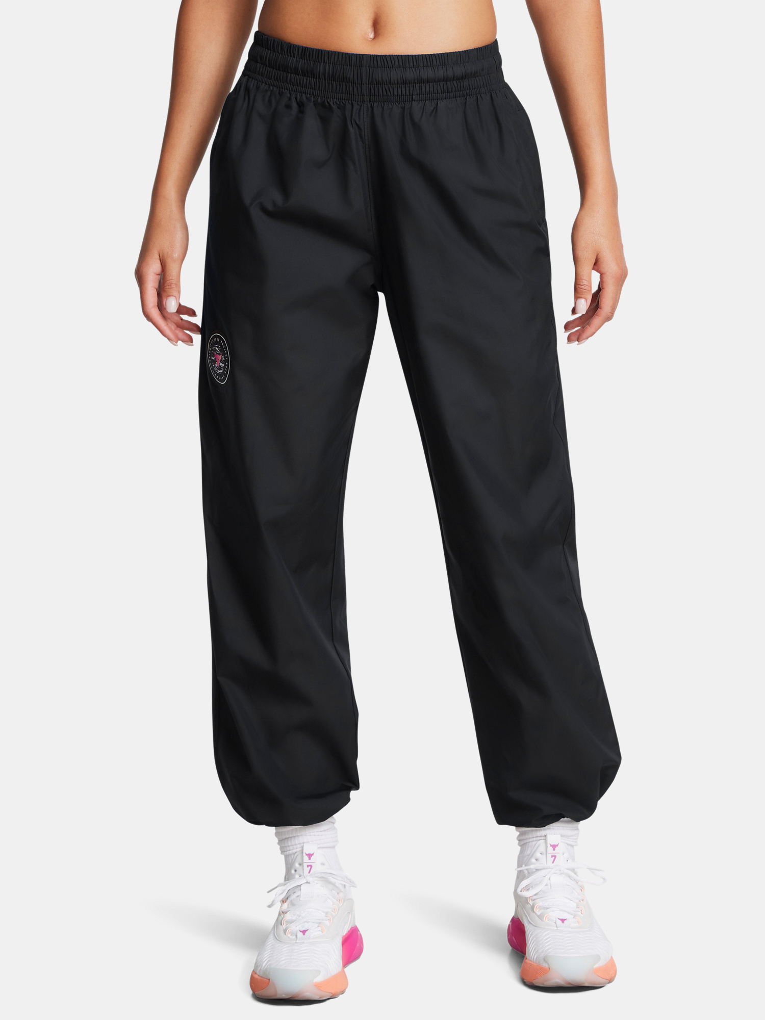 Women's Sports Pants Under Armour Pjt Rck Wvn Pant BOH-BLK - Women's