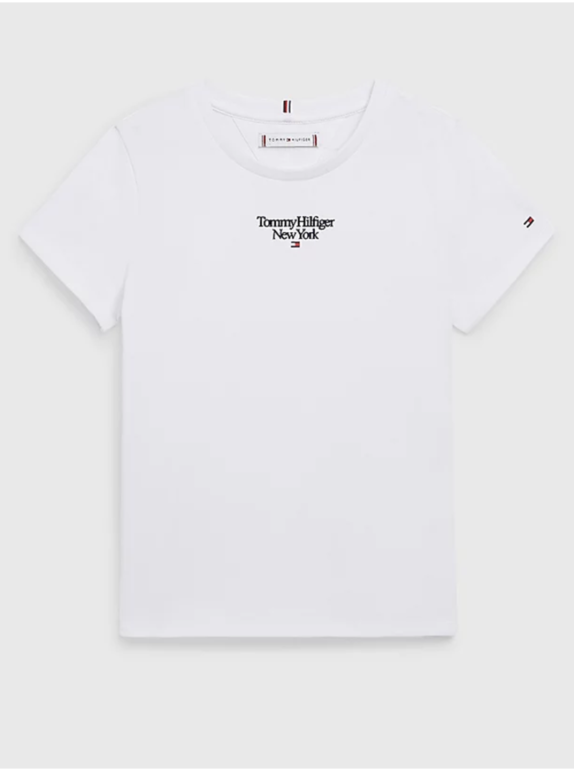 Levně Bílé holčičí tričko Tommy Hilfiger - Holky