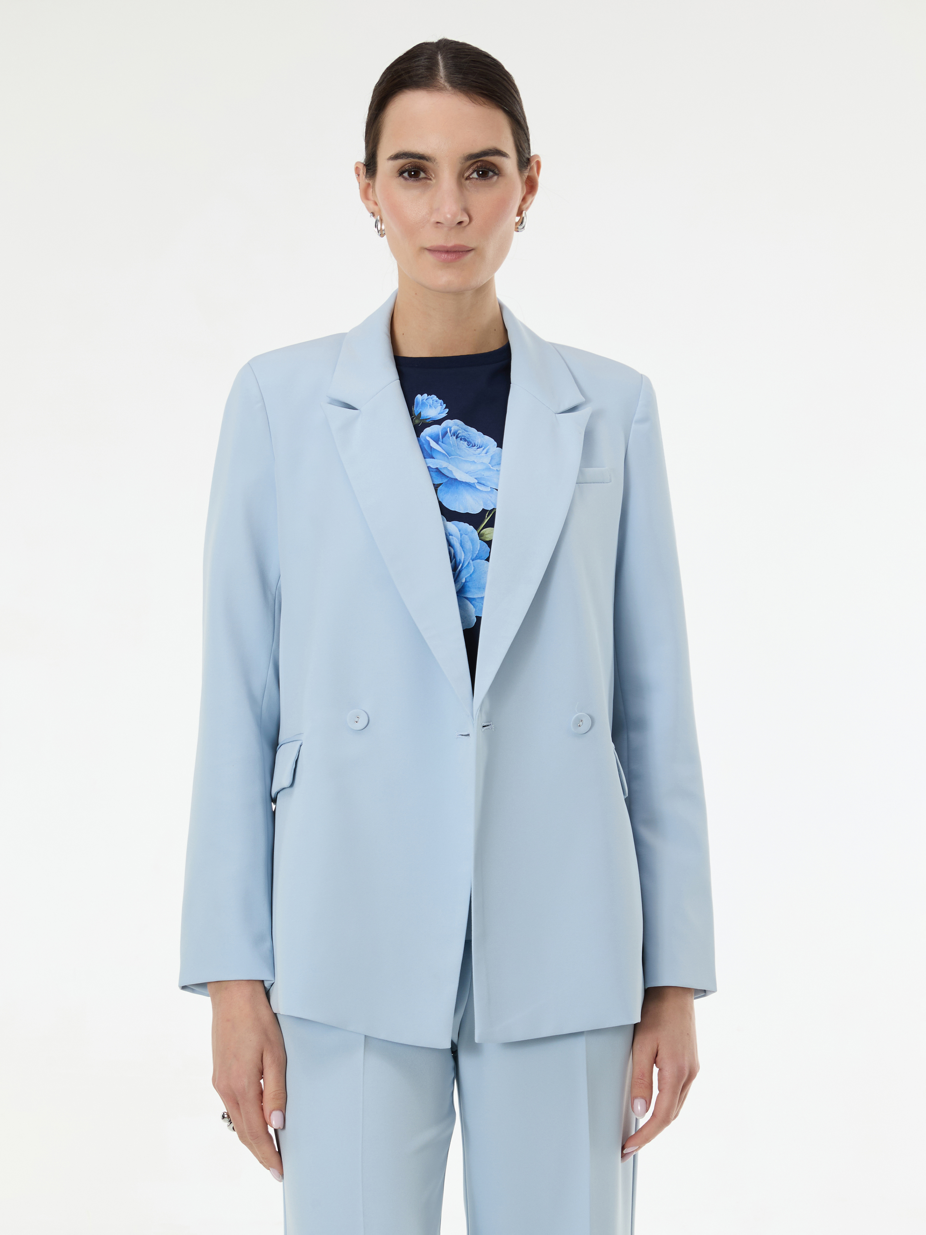 Светлосин дамски блейзър ORSAY