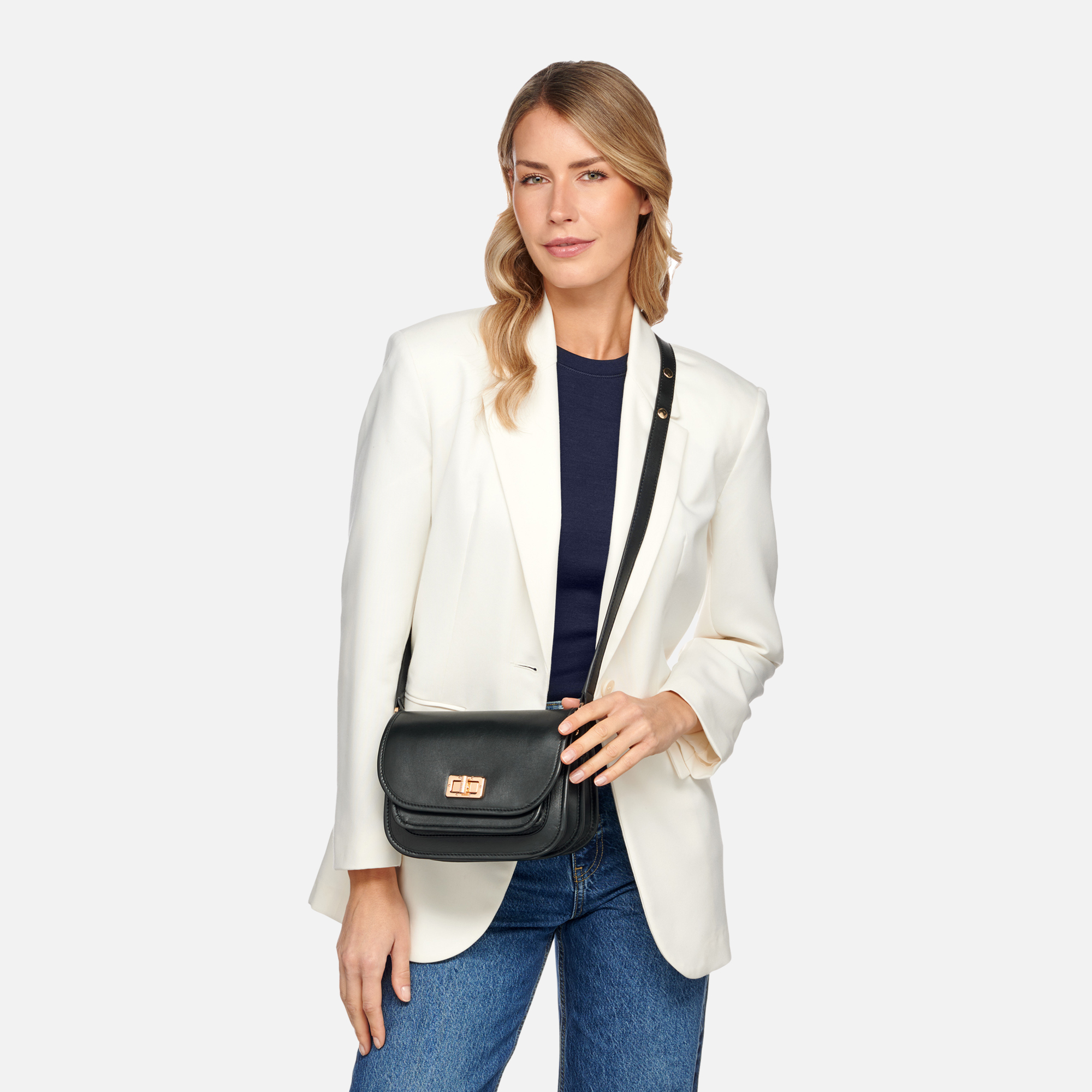Black women&#039;s handbag Geox Flavrie - Women&#039;s
