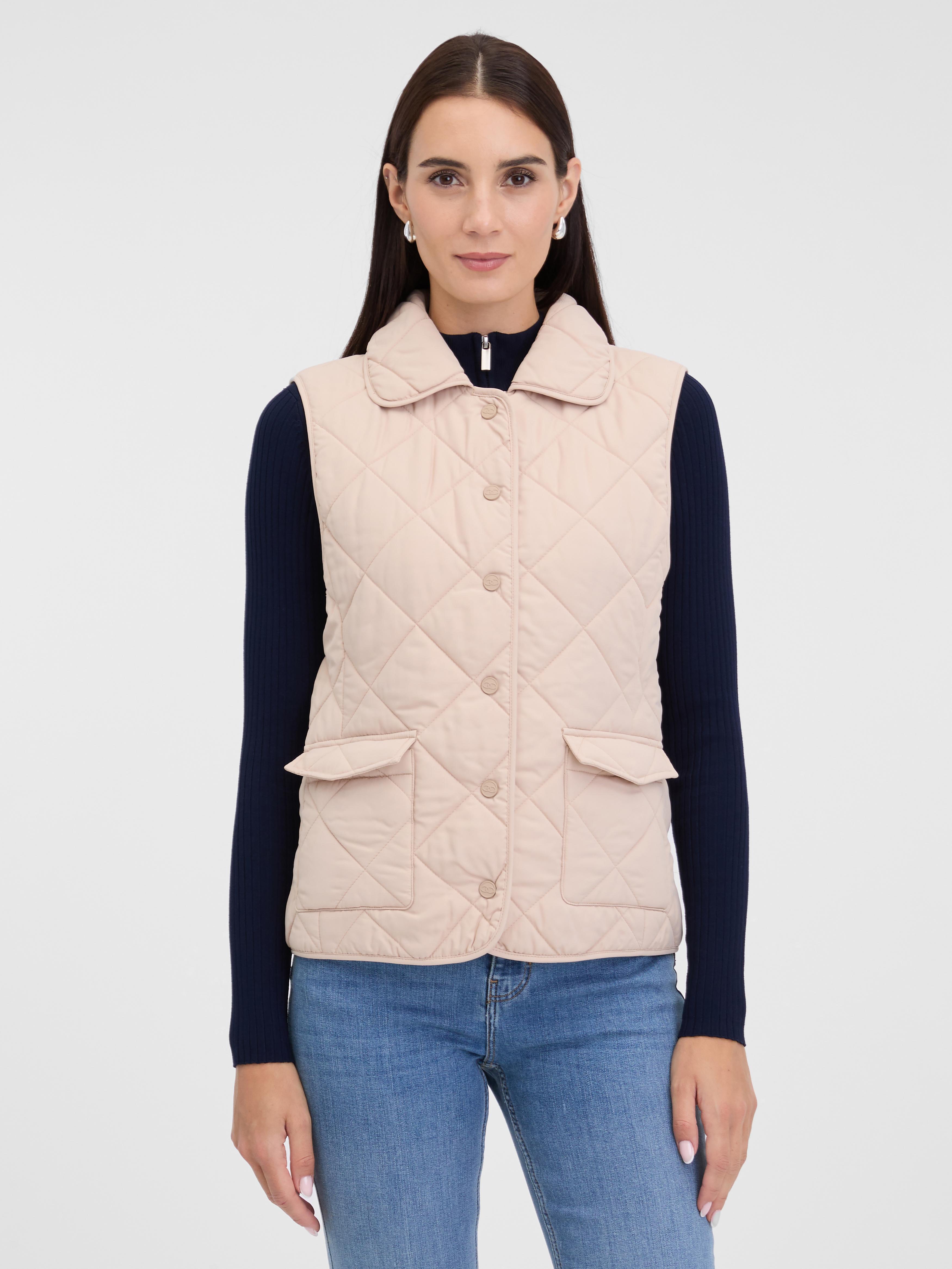 Krémová dámská vesta ORSAY