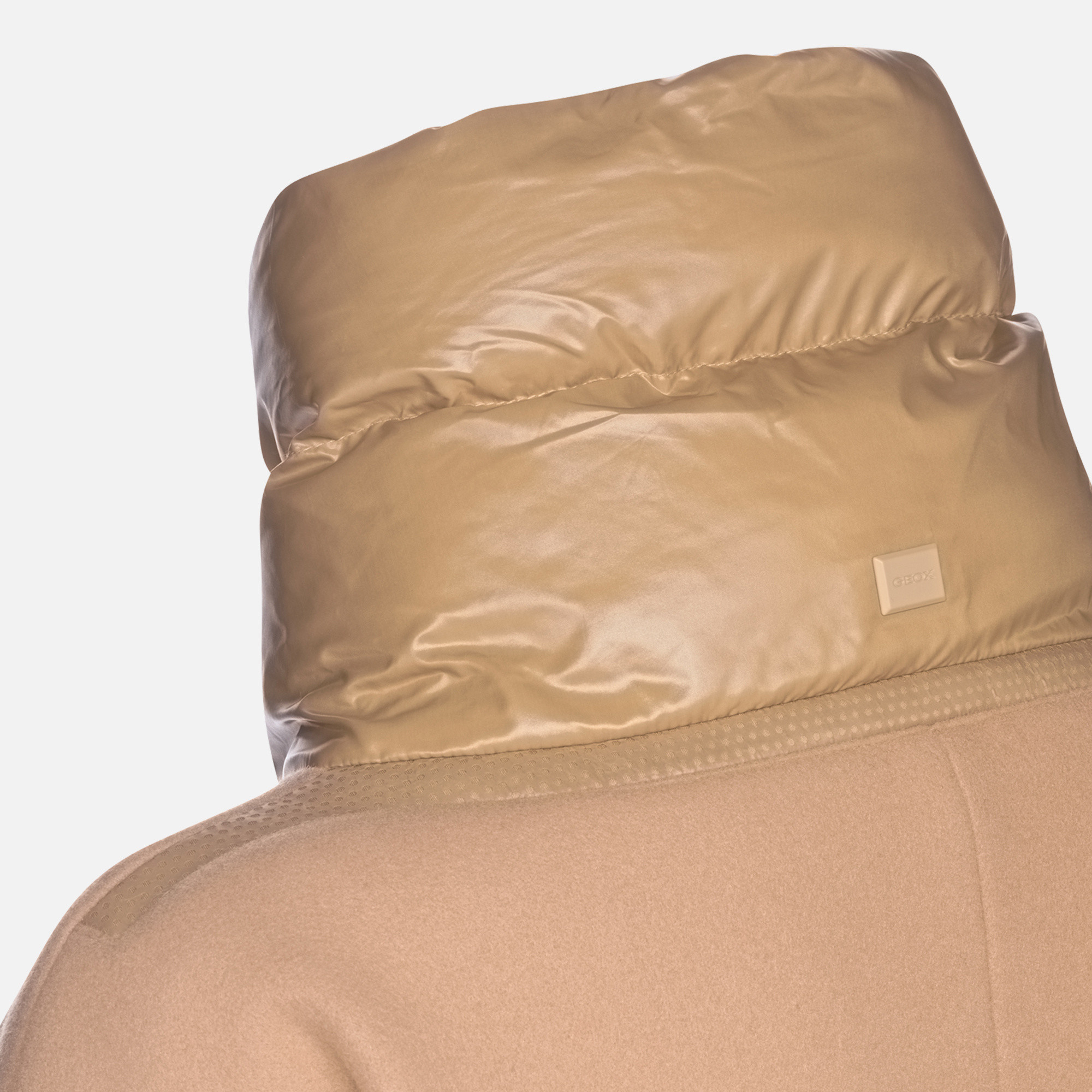 Brown women's coat Geox Diamanta - Women's