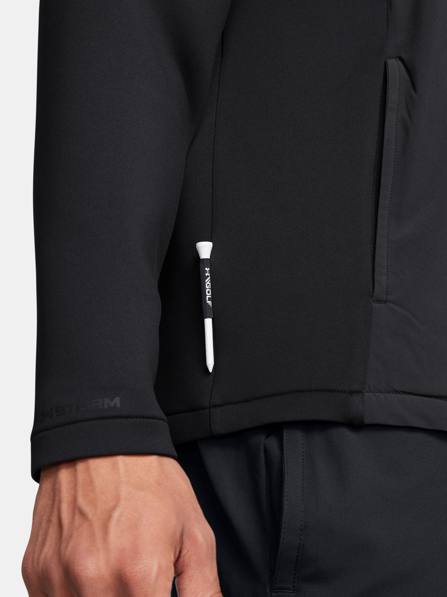 Men's sweatshirt Under Armour UA Drive Pro Storm Hyb HZ-GRY - Men