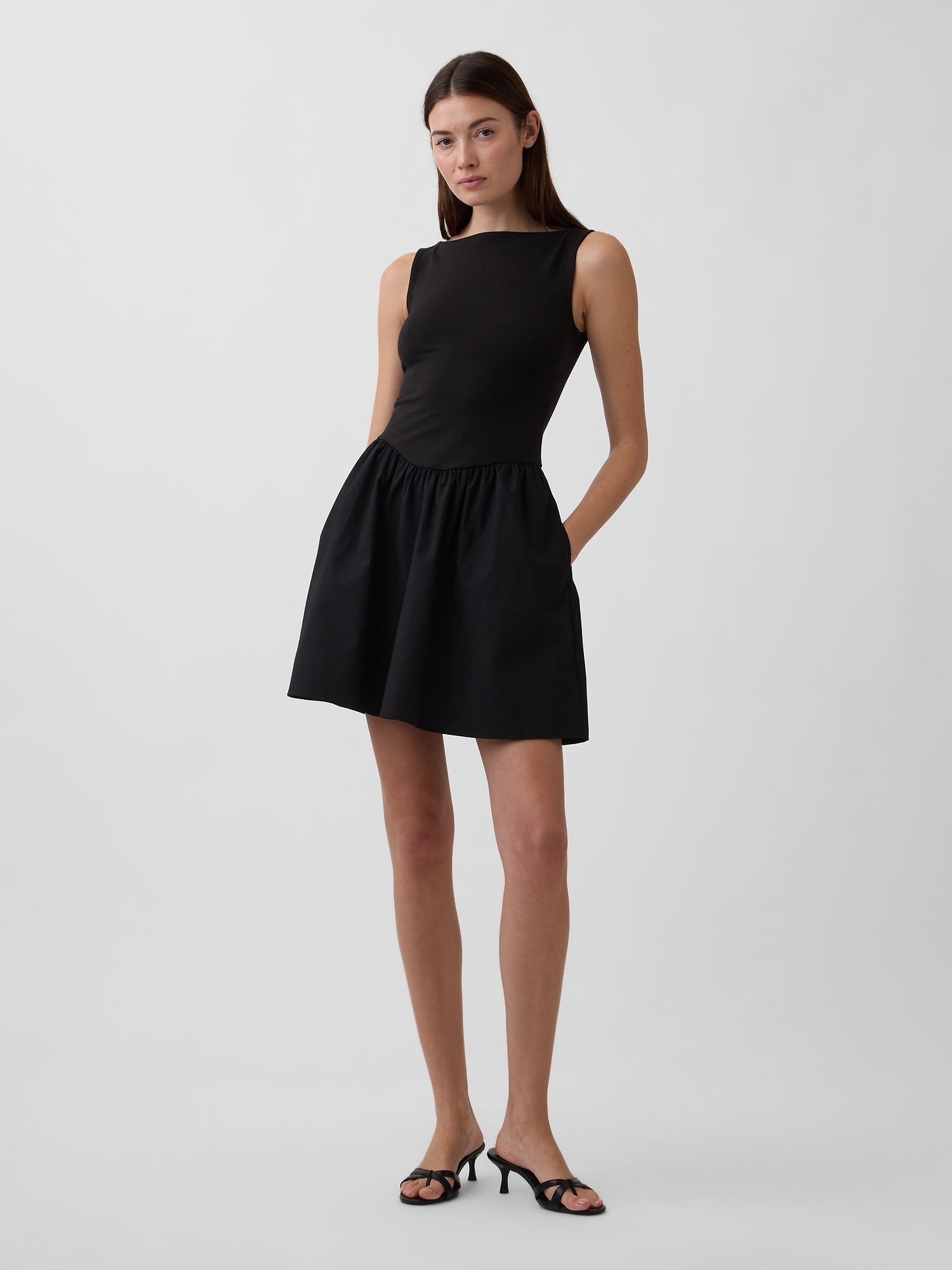 Дамска мини рокля GAP с джобове