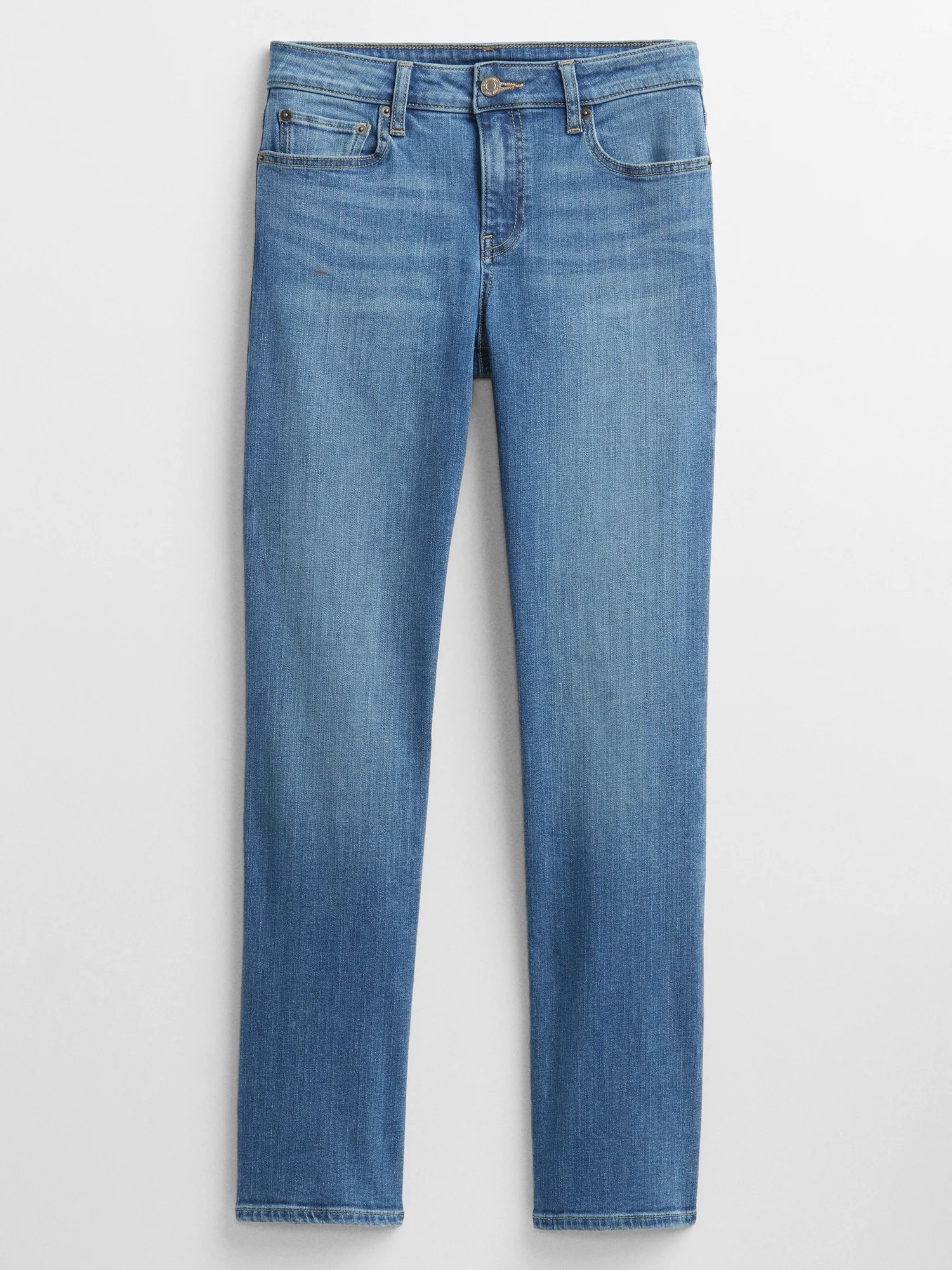 Straight fit pentru femei GAP - albastru