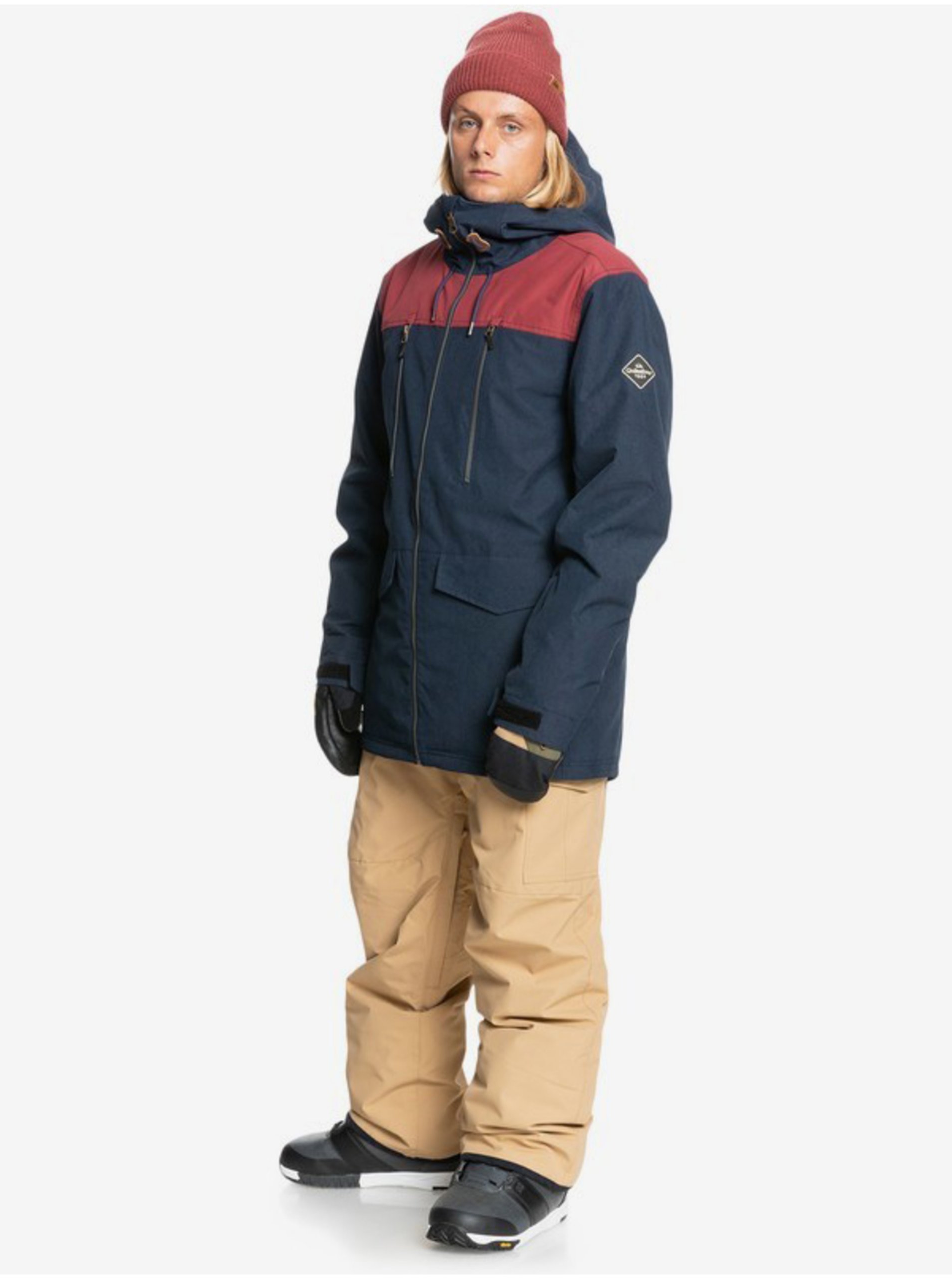 Men&#039;s Dark Blue Jacket Quiksilver Fairbanks - Men&#039;s
