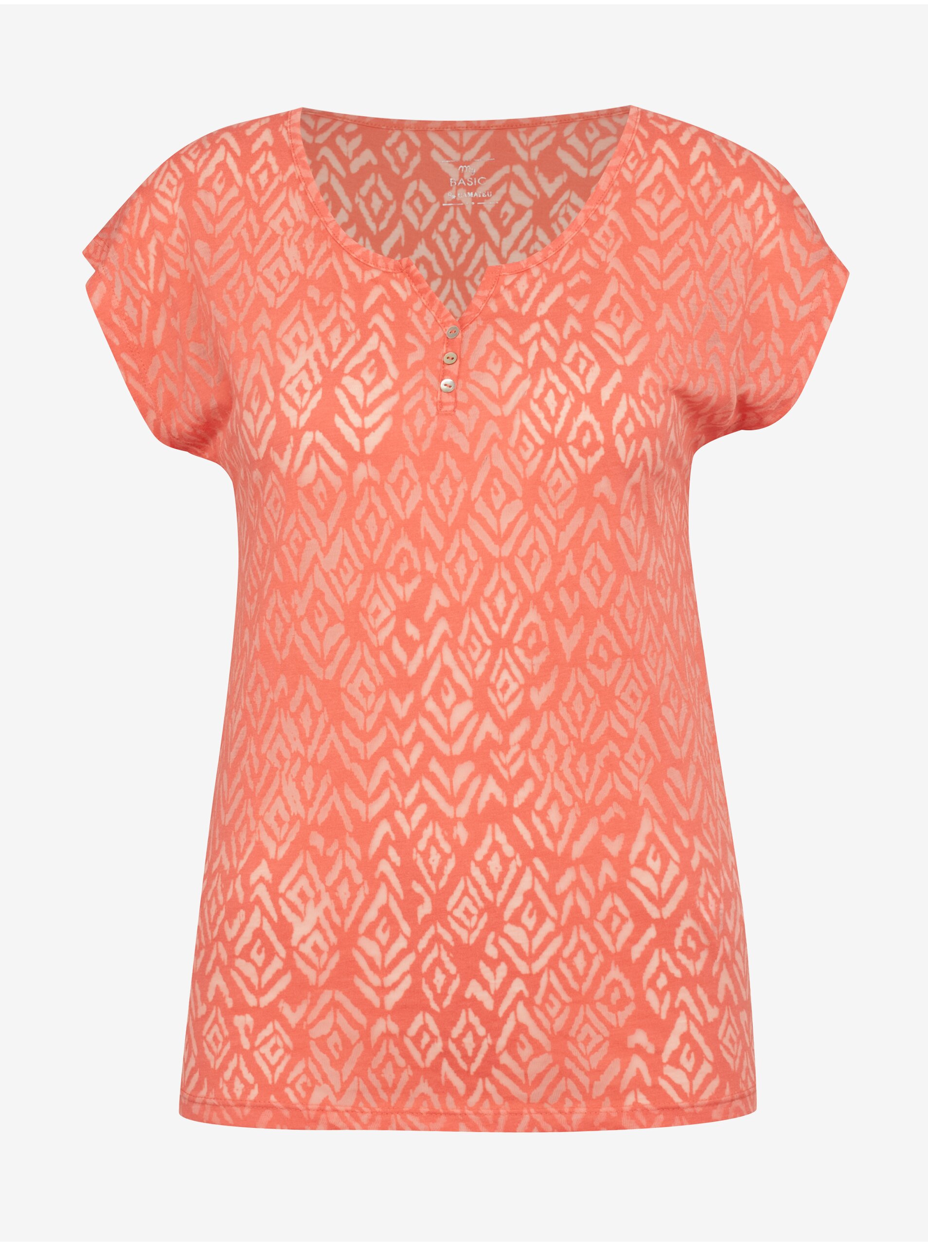 Orange Women's T-shirt CAMAIEU - Women's