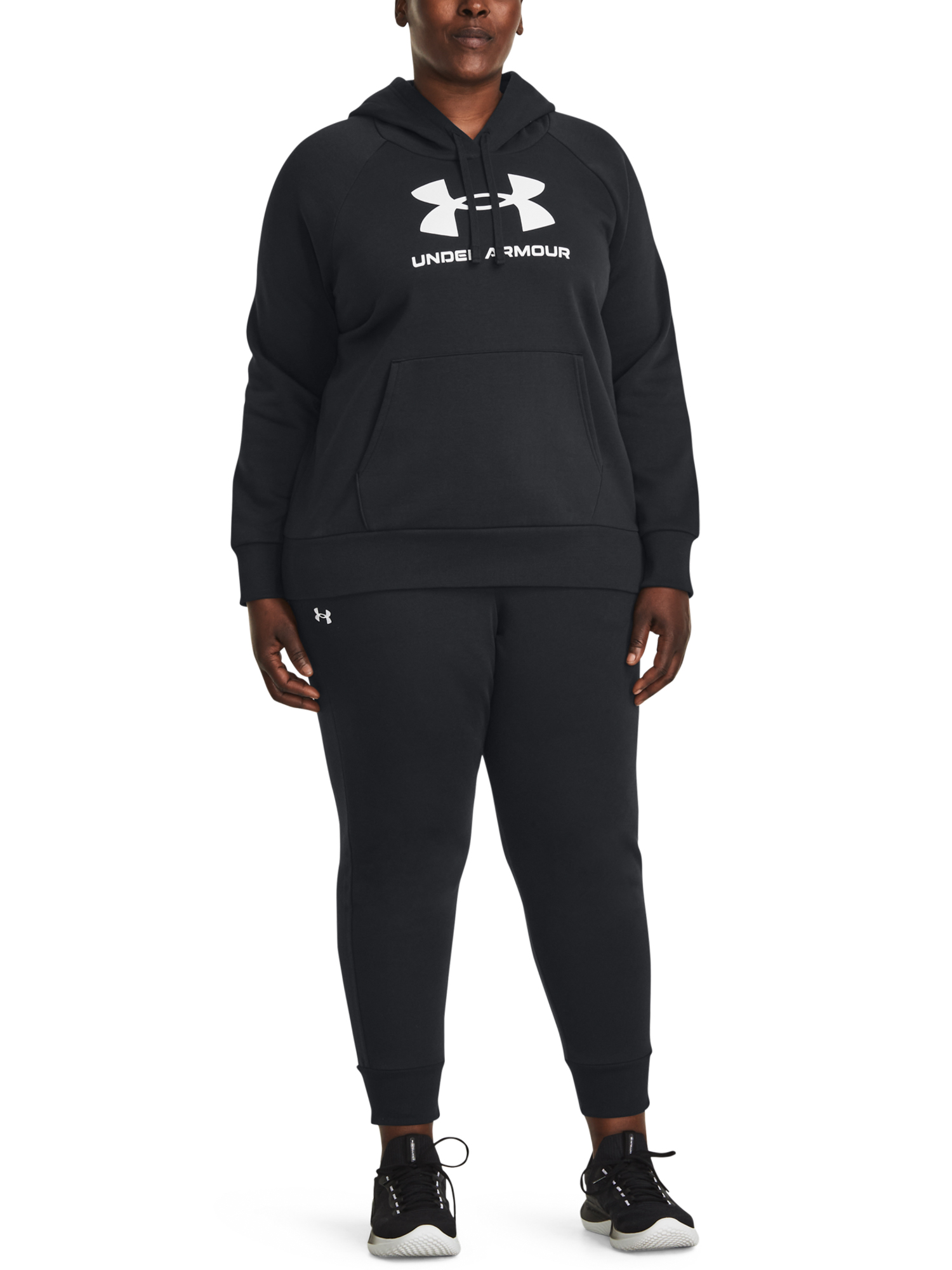 Marimi curvy pentru femei Under Armour - negru, alb