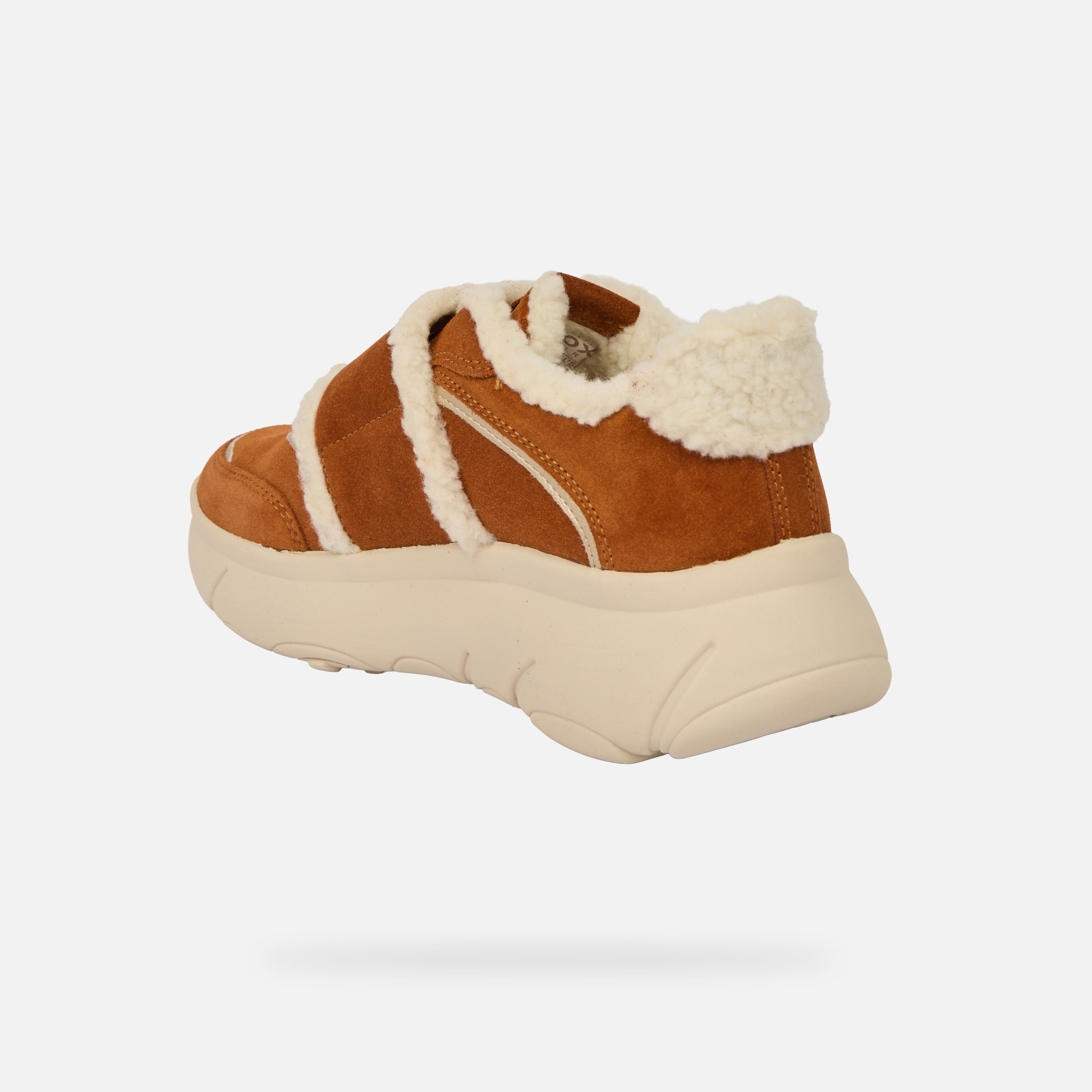Brown women's sneakers Geox Nebula 2.0 X - Women's