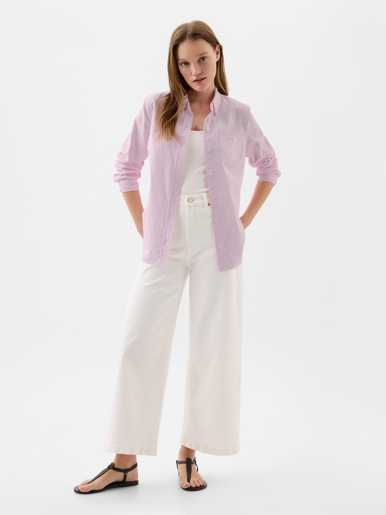 GAP Cotton Oxford Shirt - Women's