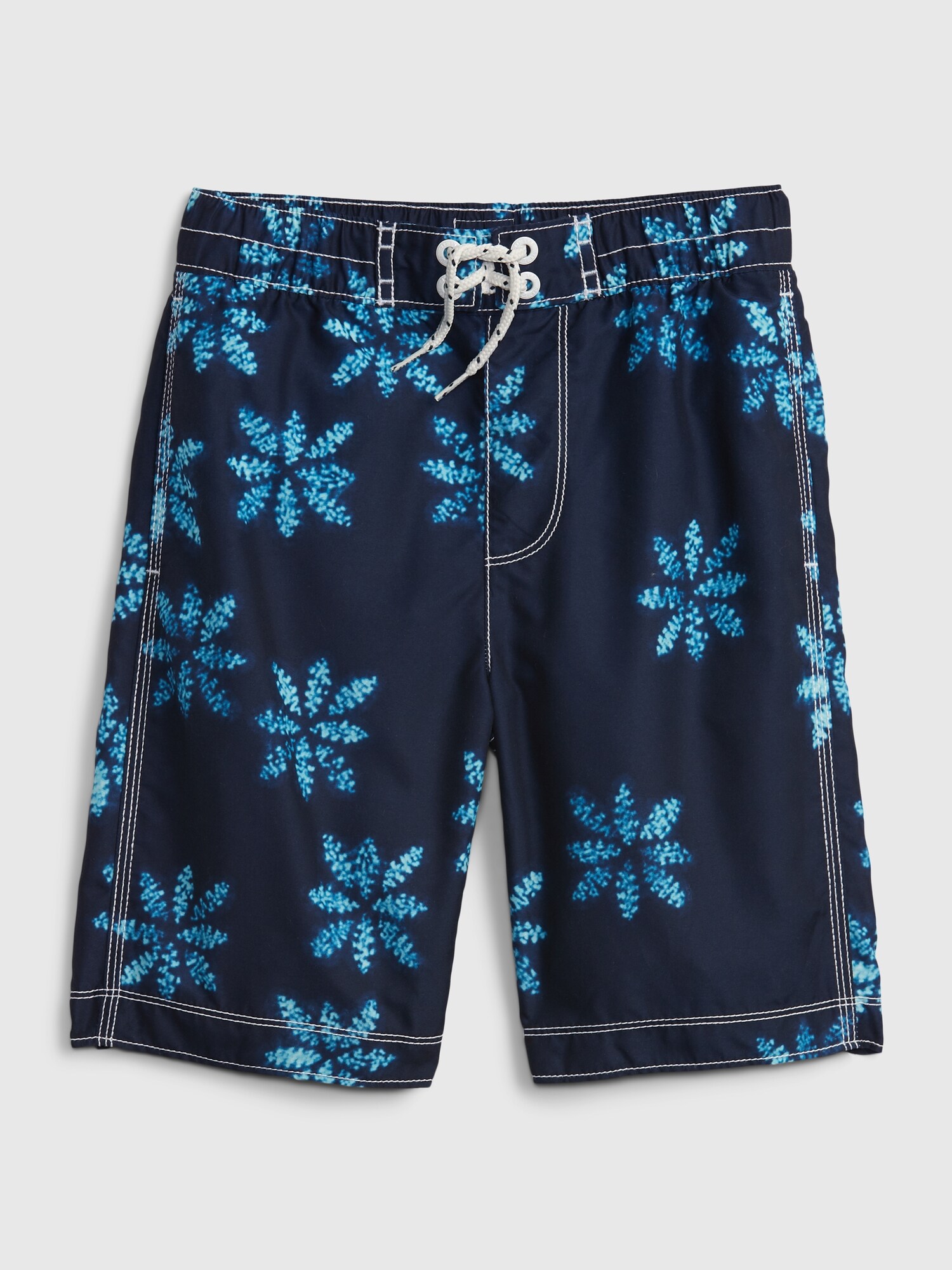 GAP Children's Swimwear Recycled Print Board Shorts - Boys