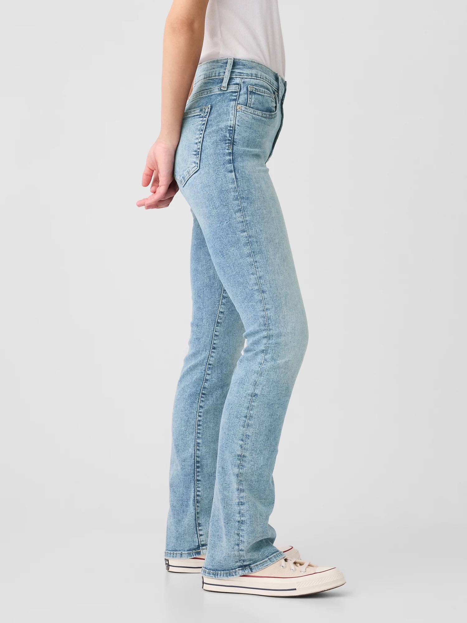 Flared, Bootcut pentru femei GAP - albastru deschis