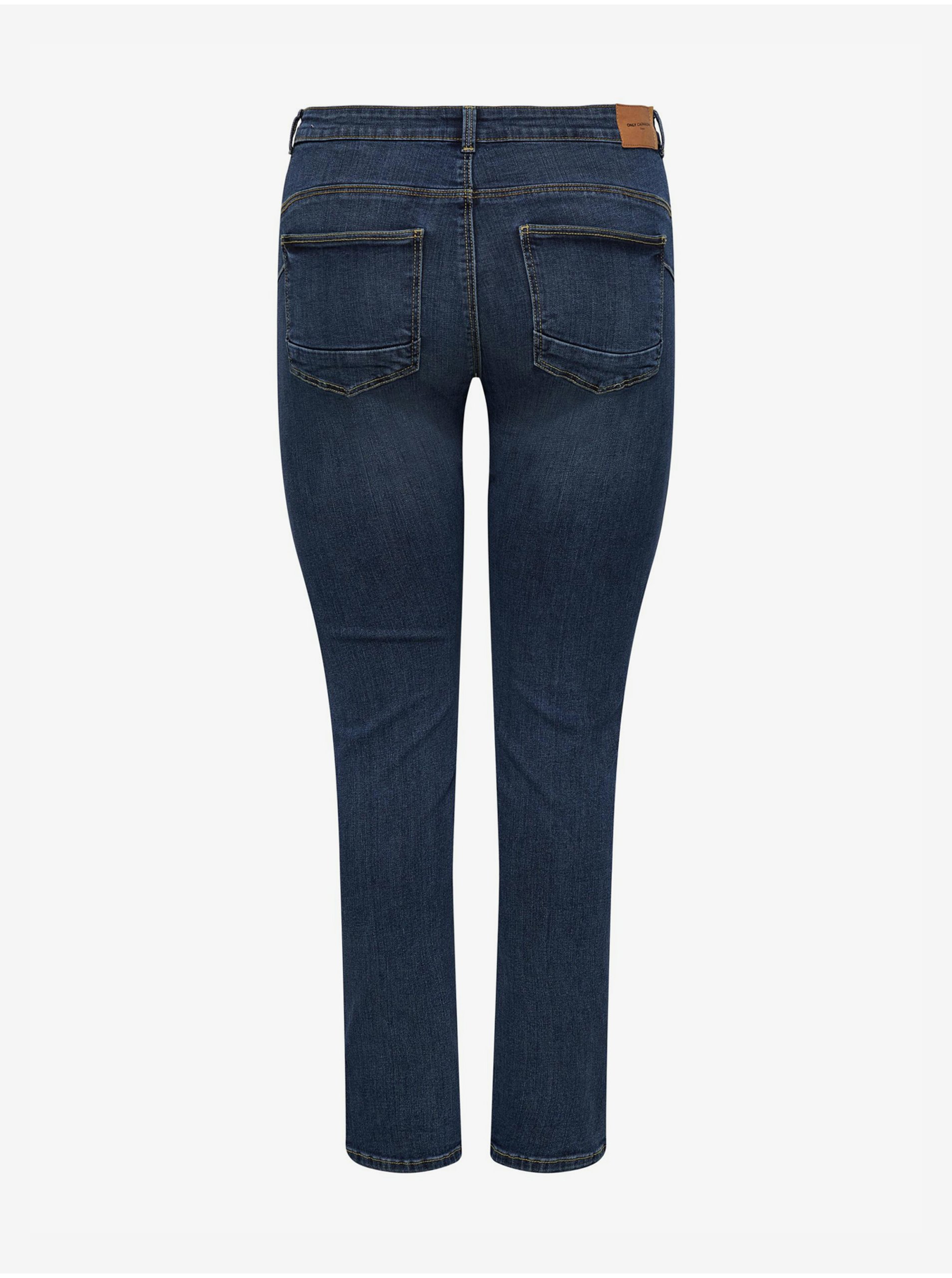 Blugi Albastru Inchis Straight Fit ONLY CARMAKOMA Lucca - Femei