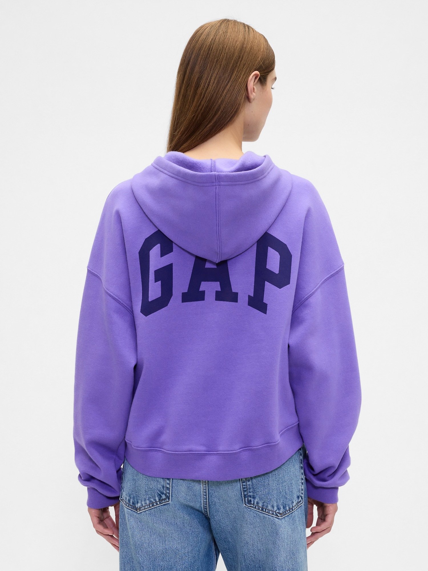 GAP Crop Sweatshirt with Logo - Ladies