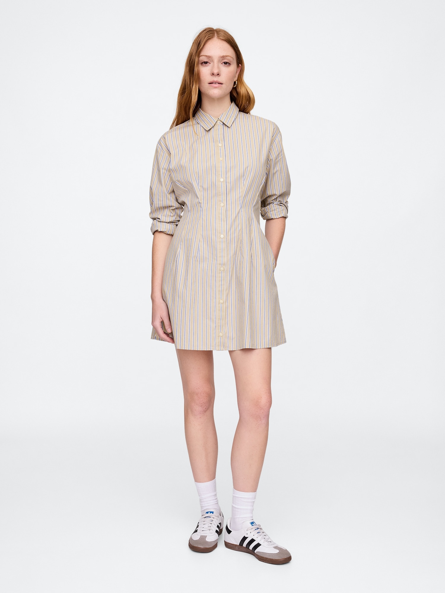 GAP Poplin mini shirt dress - Womens