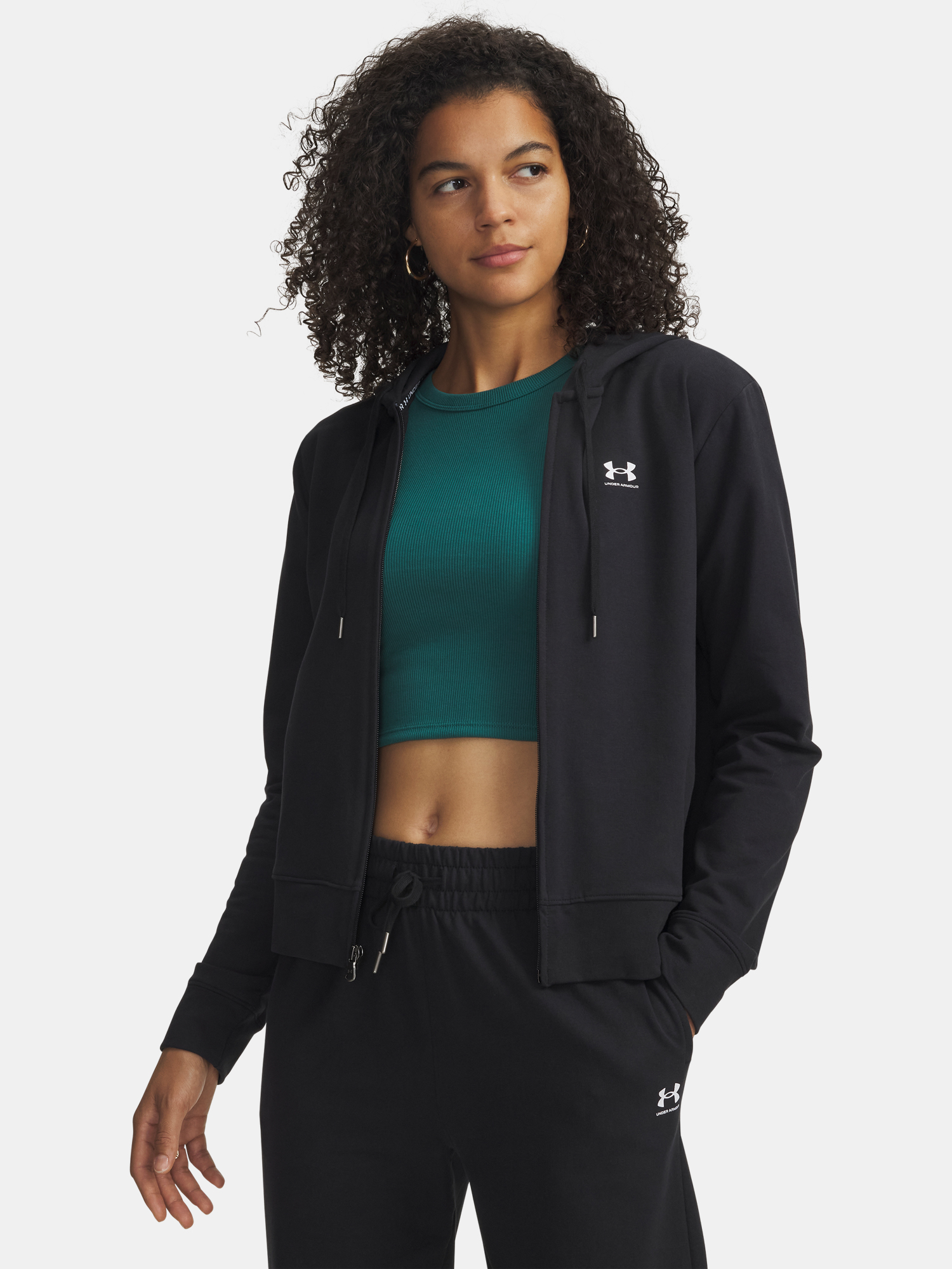 Дамски суитшърт Under Armour Sport Terry FZ