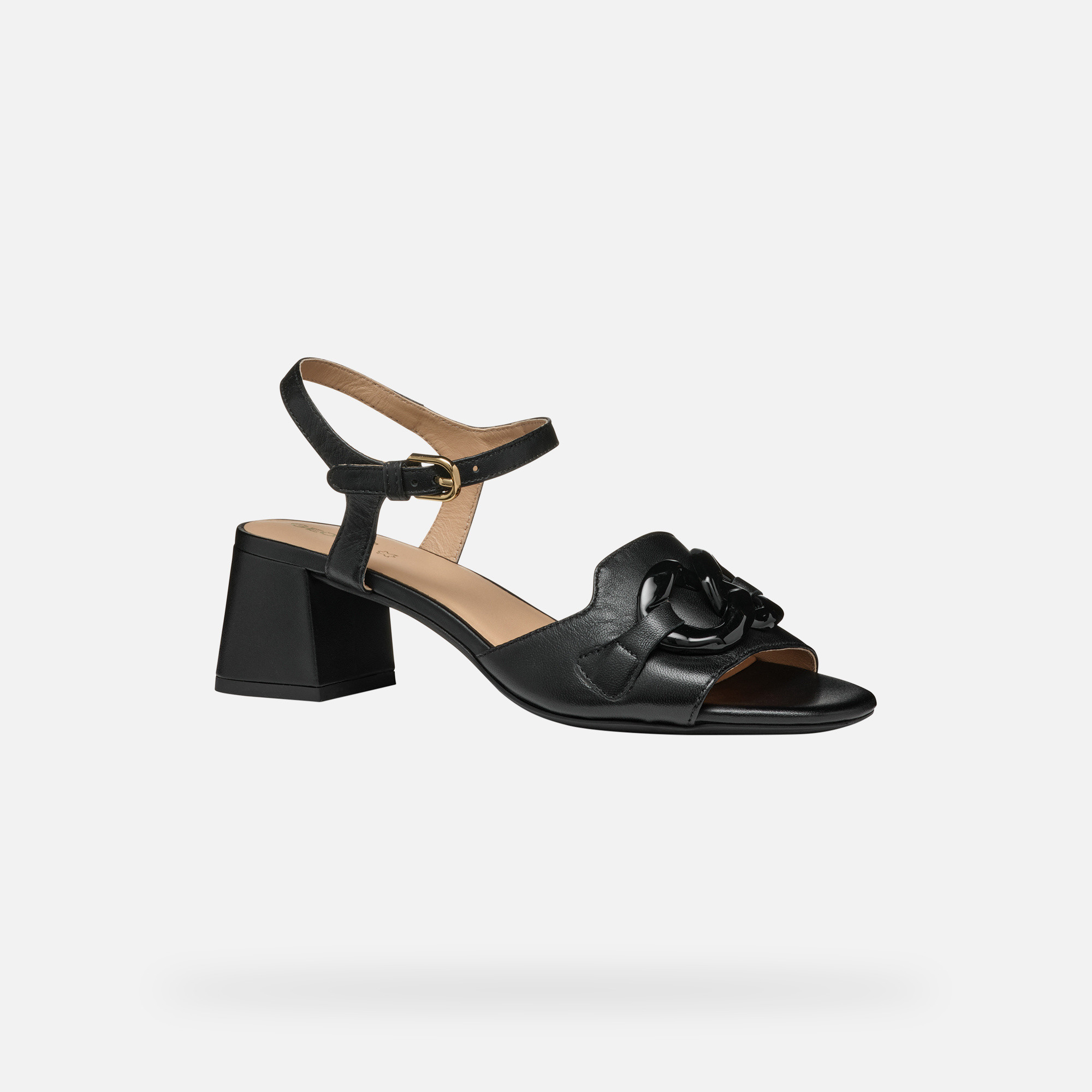 Black women's sandals Geox New Eraklia 50 T - Women's