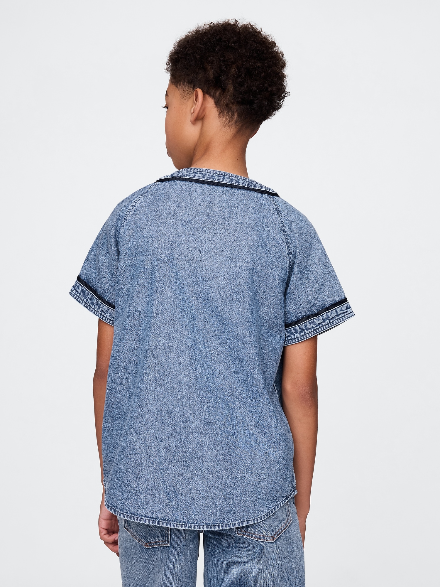 GAP Children&#039;s denim shirt Baseball Americana - Boys