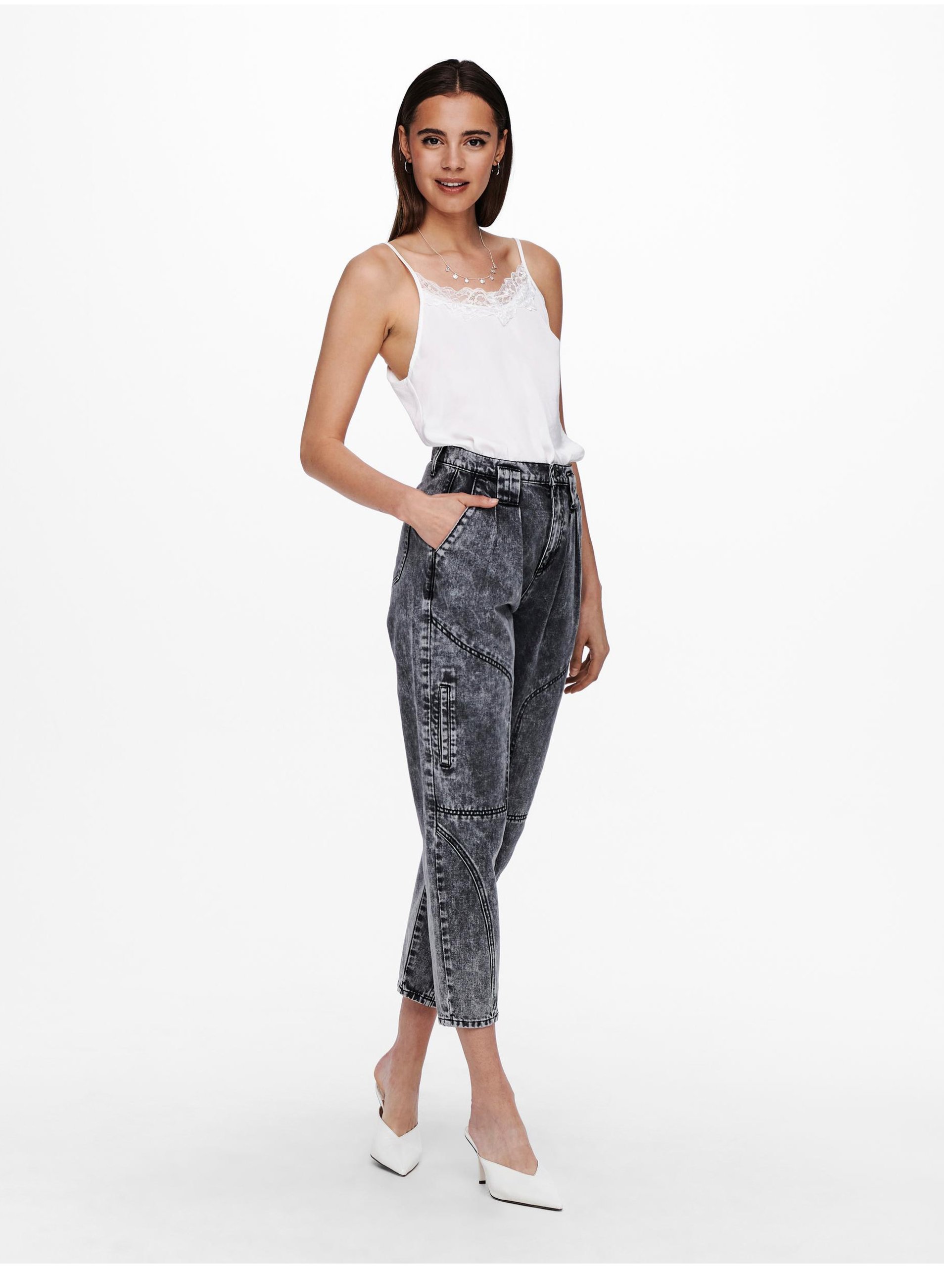 Maiouri pentru femei JDY - alb