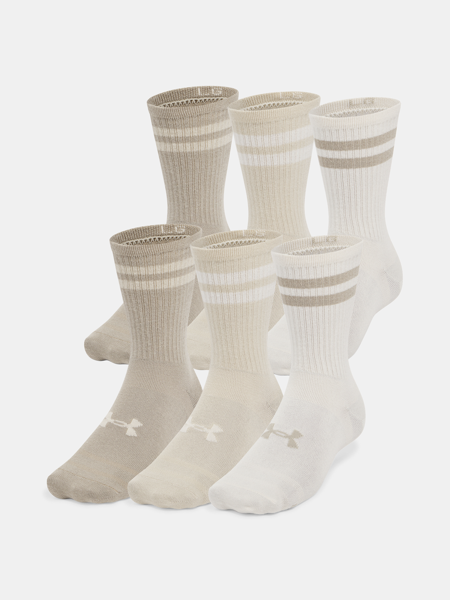 Unisexové ponožky Under Armour UA Essential 6pk Crew - unisex
