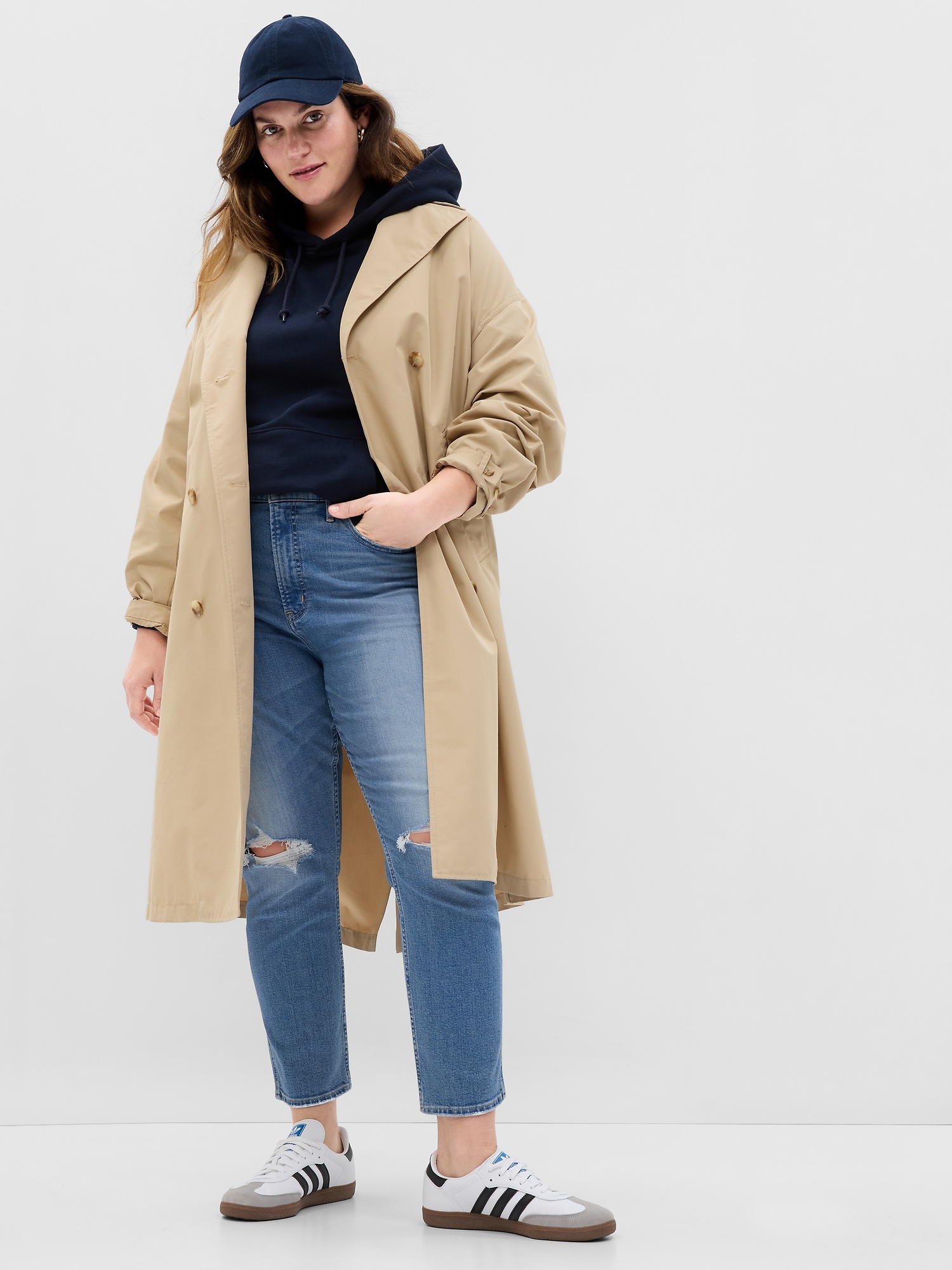 Slim fit pentru femei GAP - albastru