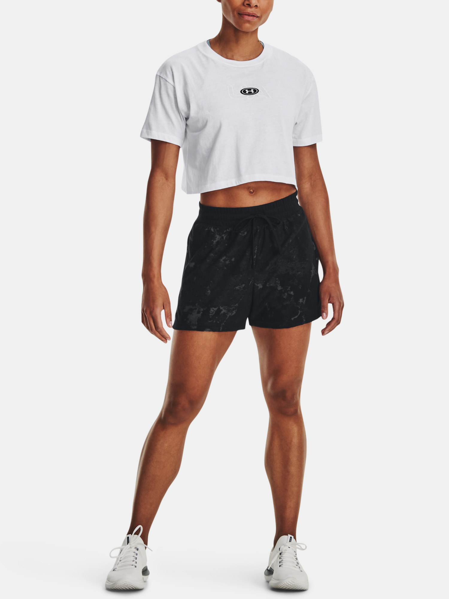 Under Armour Journey Terry Short-BLK - Women