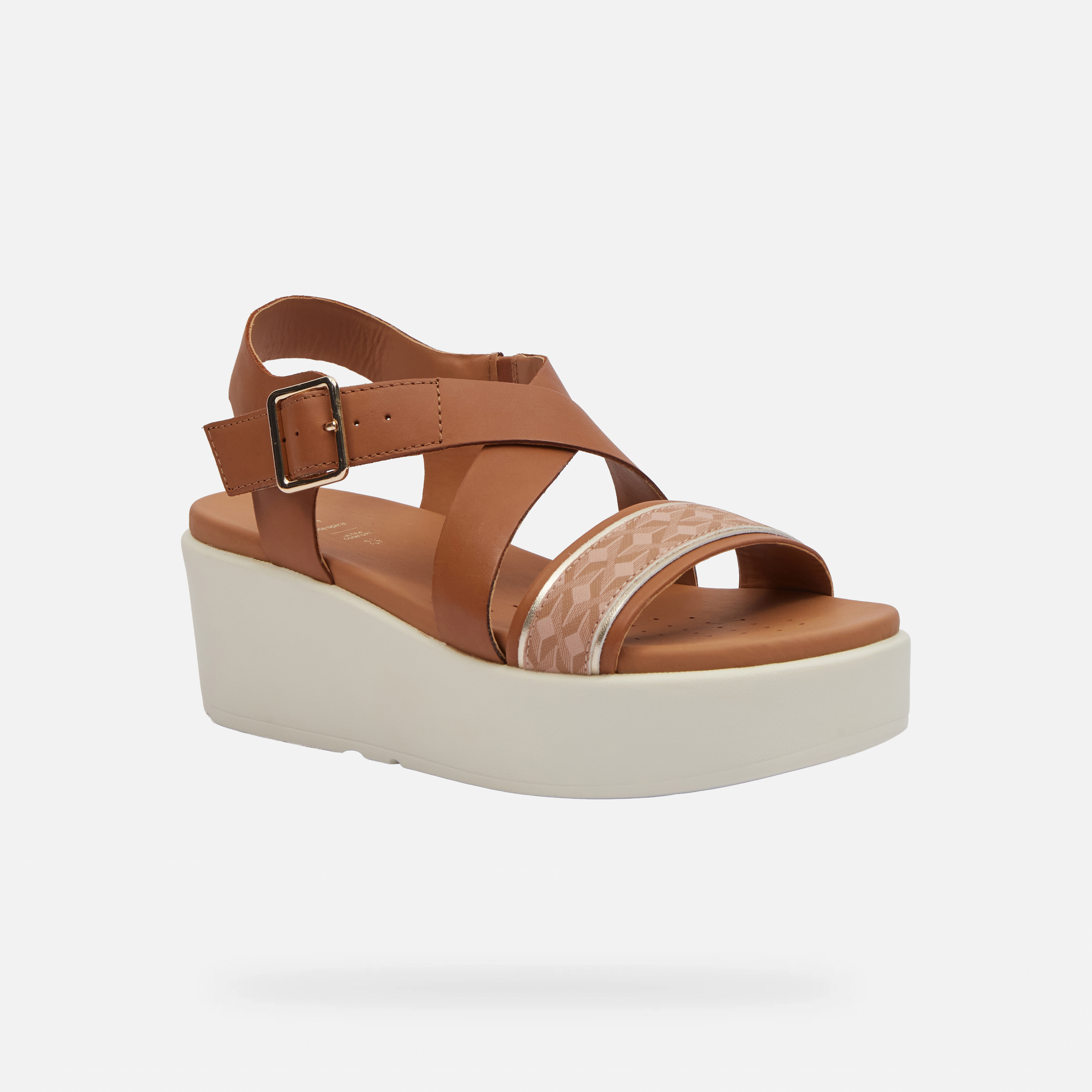 Light brown women's sandals Geox Xand 2.2S - Women's