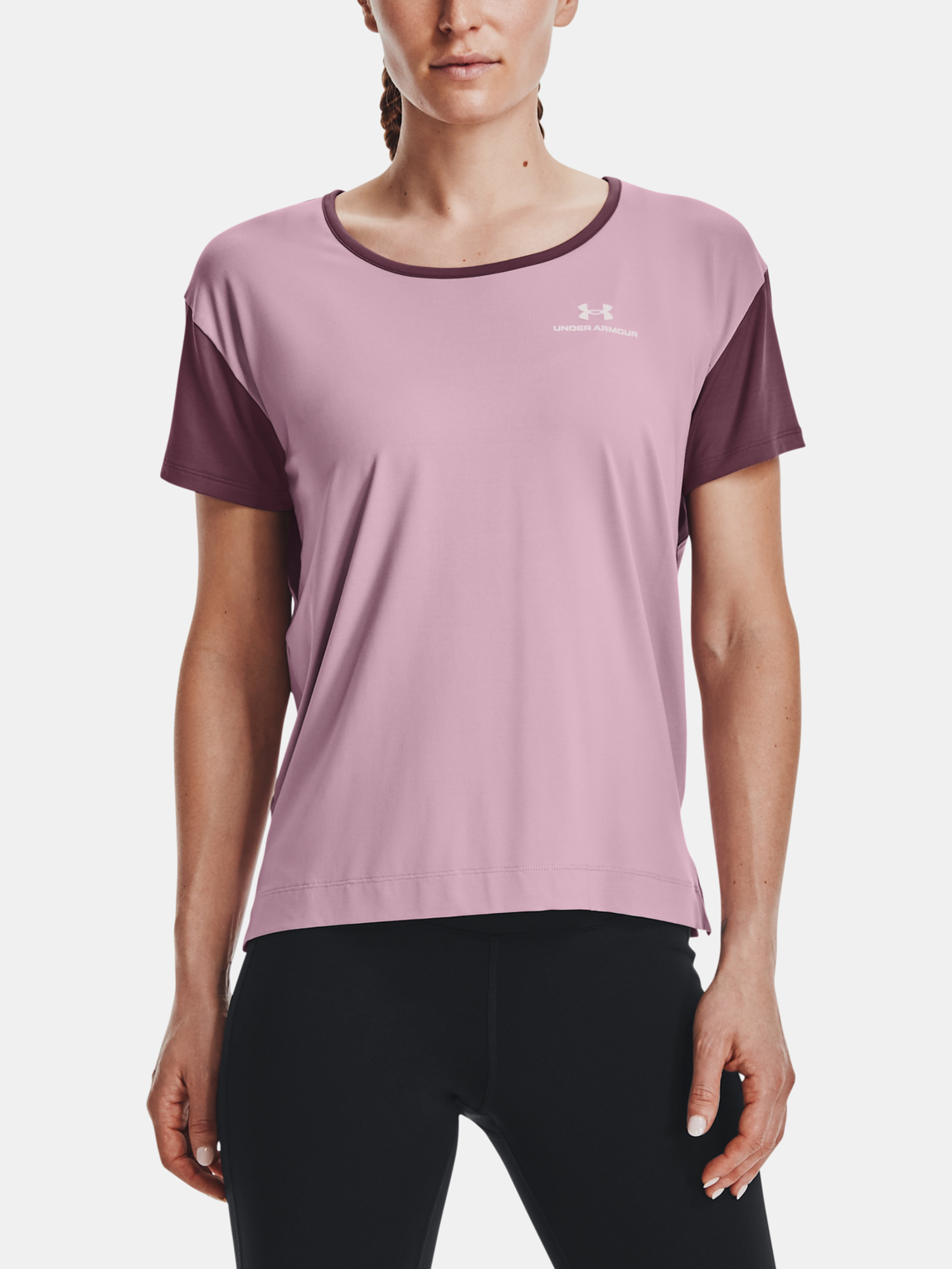 Under Armour T-shirt UA Rush Energy Novelty SS-PNK - Women's