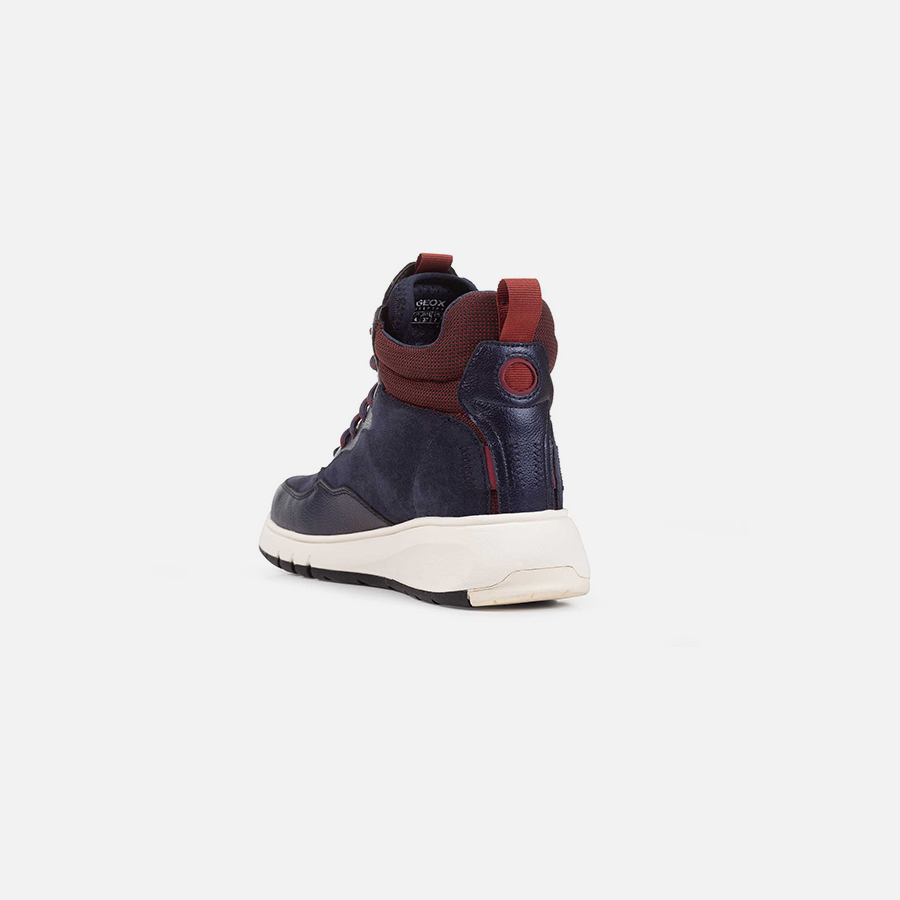 Dark blue women's ankle boots Geox Aerantis - Women's