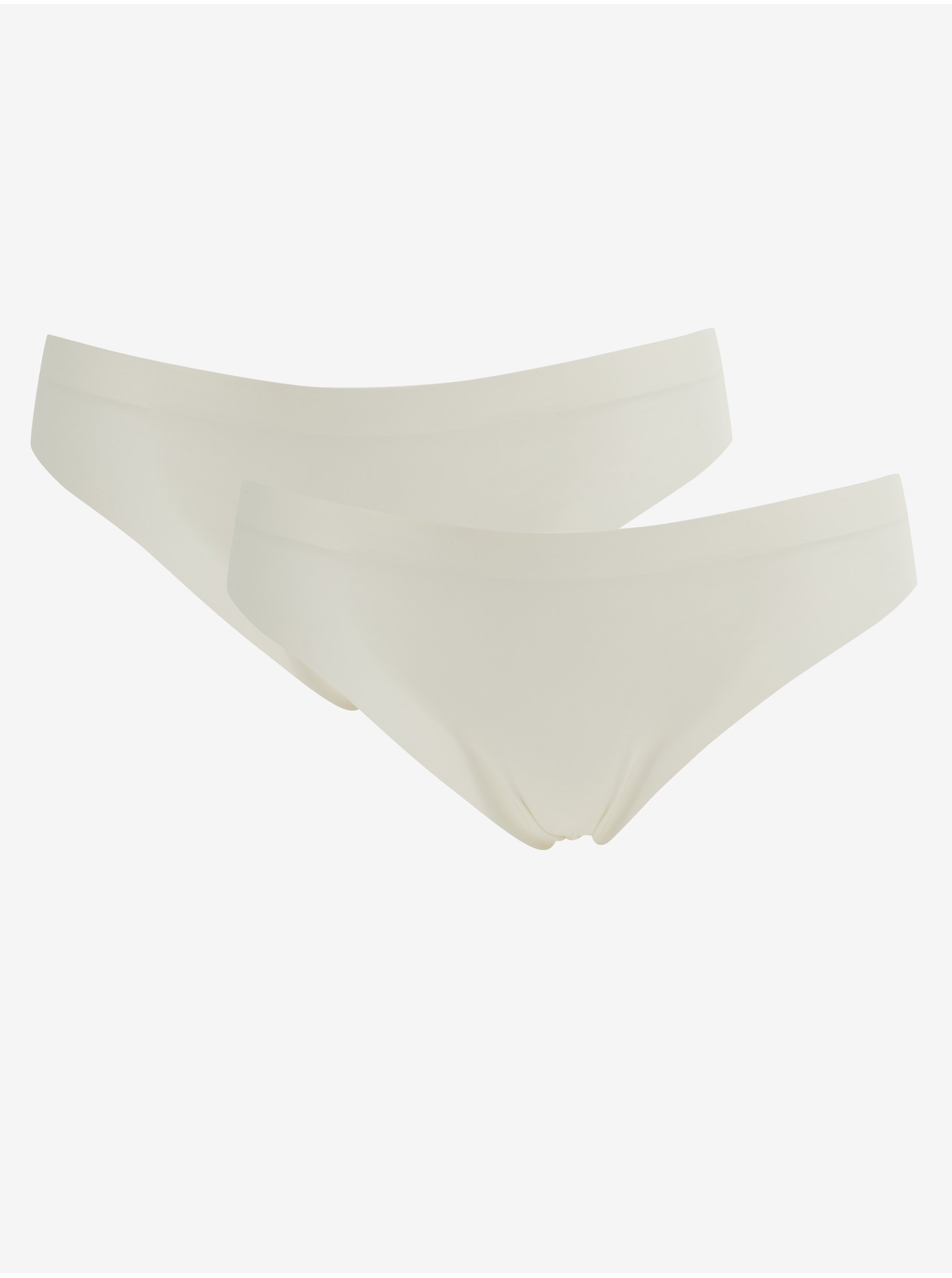 Levně Sada tří dámských kalhotek v bílé barvě ONLY Tracy - Dámské