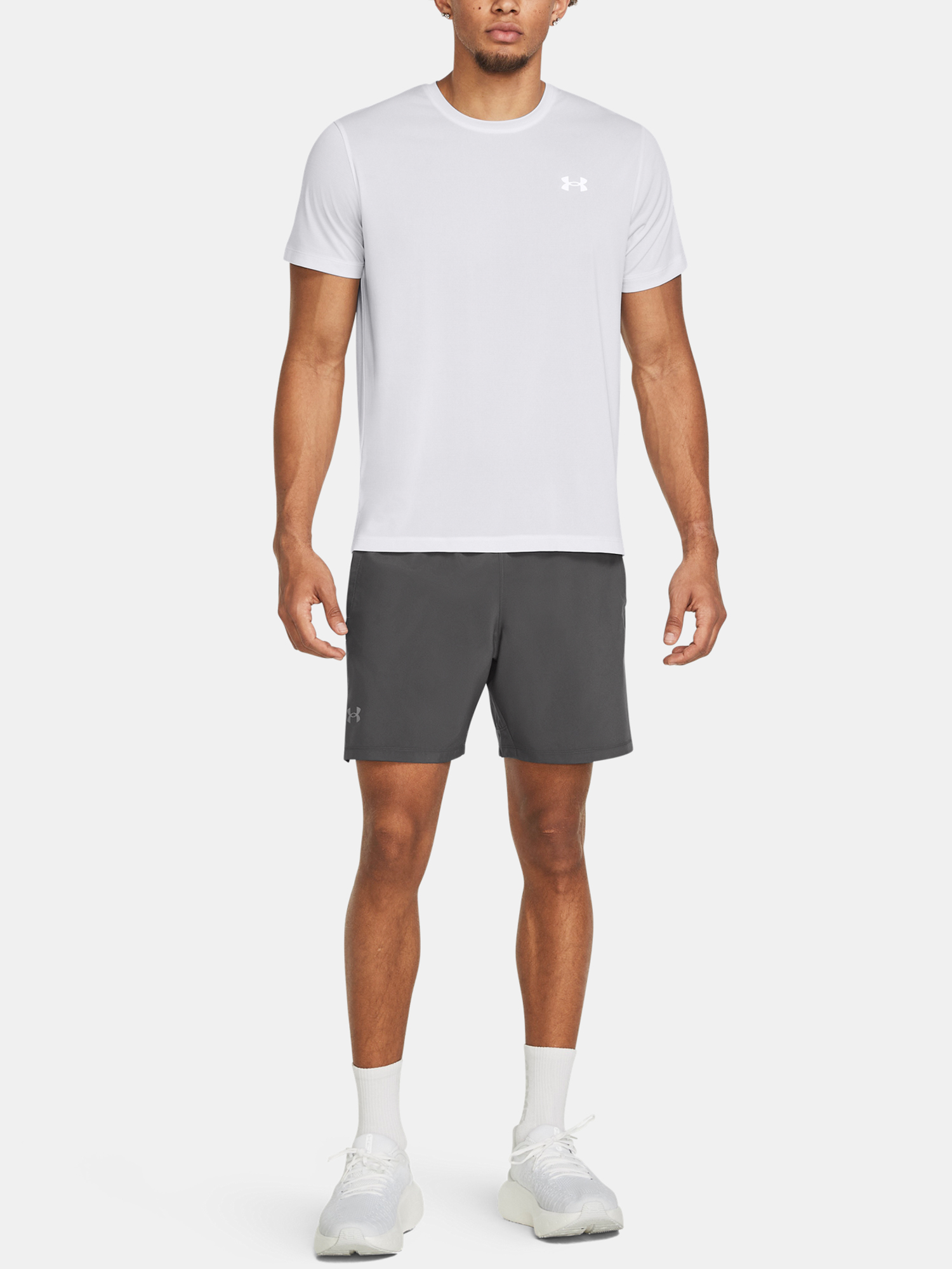 Men&#039;s shorts Under Armour UA LAUNCH PRO 2n1 7&#039;&#039; SHORTS-GRY - Men