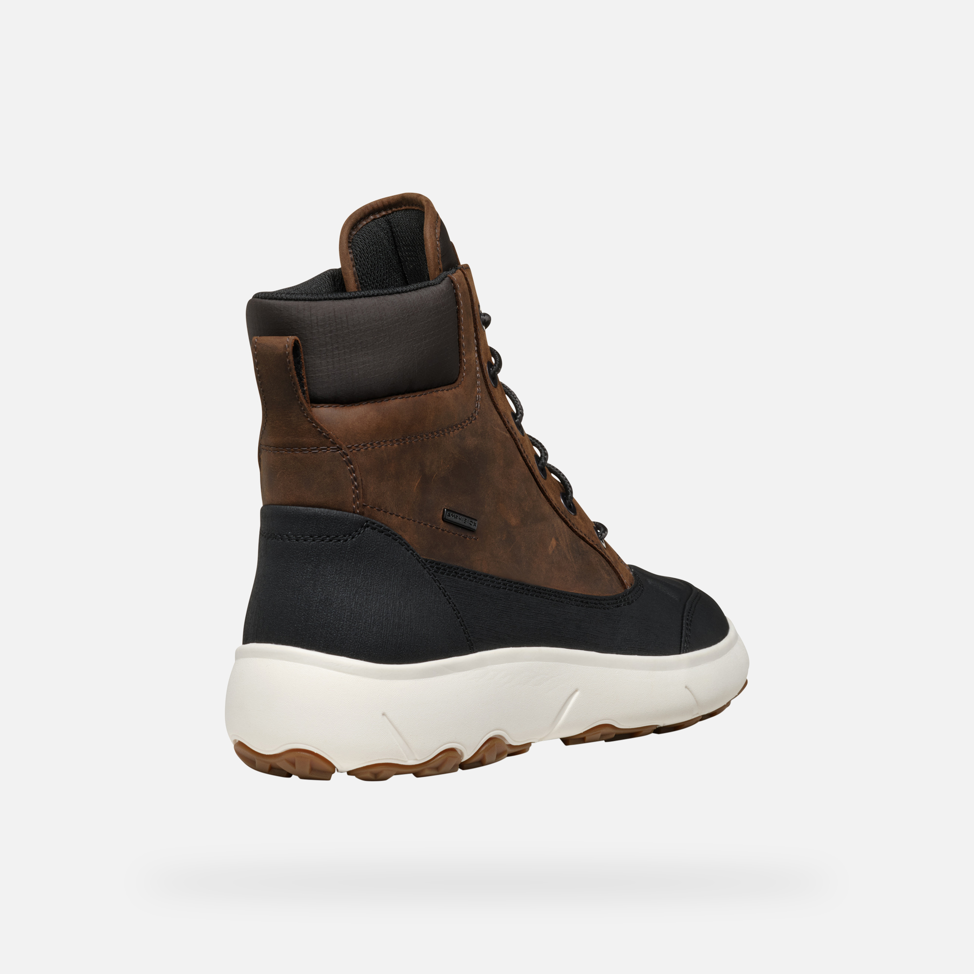 Brown Men&#039;s Ankle Boots Geox Nebula + Grip AB - Men