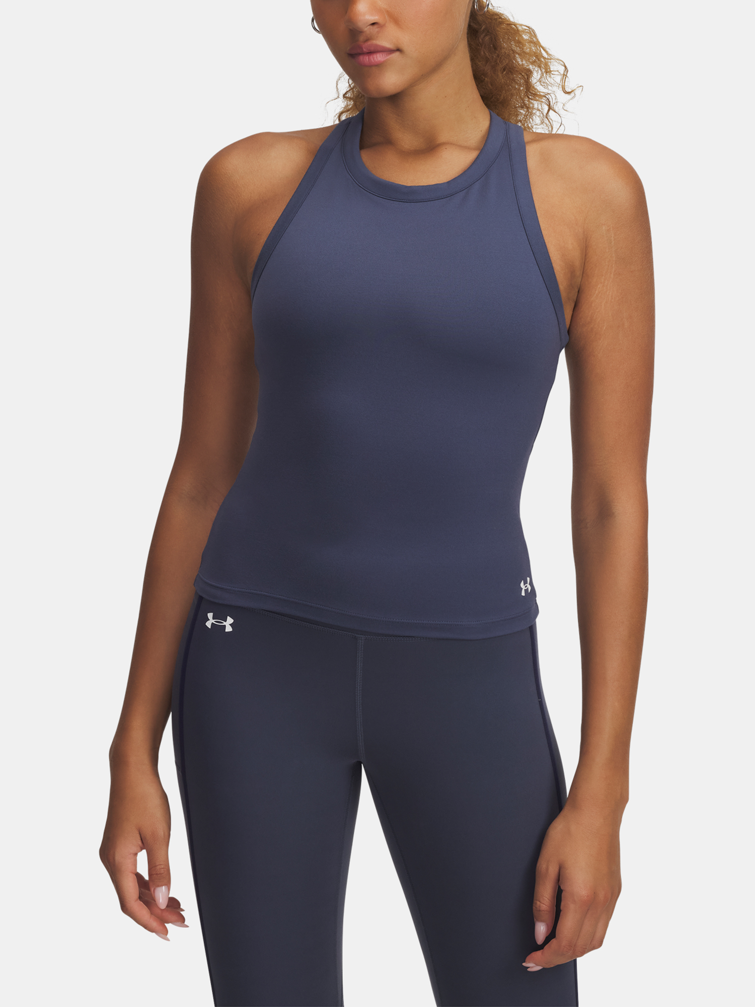Womens tank top Under Armour Motion High Neck Tank - Womens